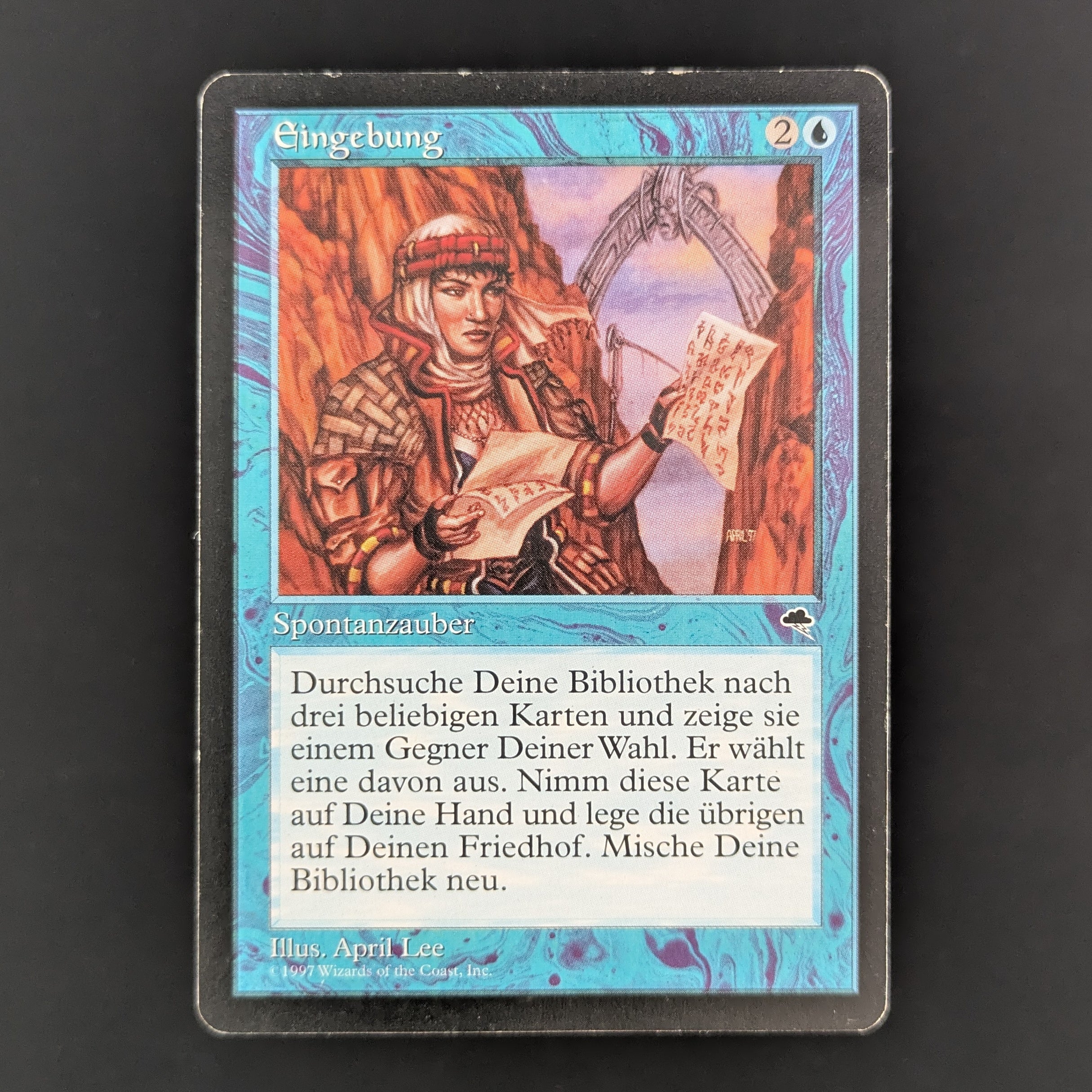 MTG Singles - Intuition - Tempest - German - PO - BENT - 35490