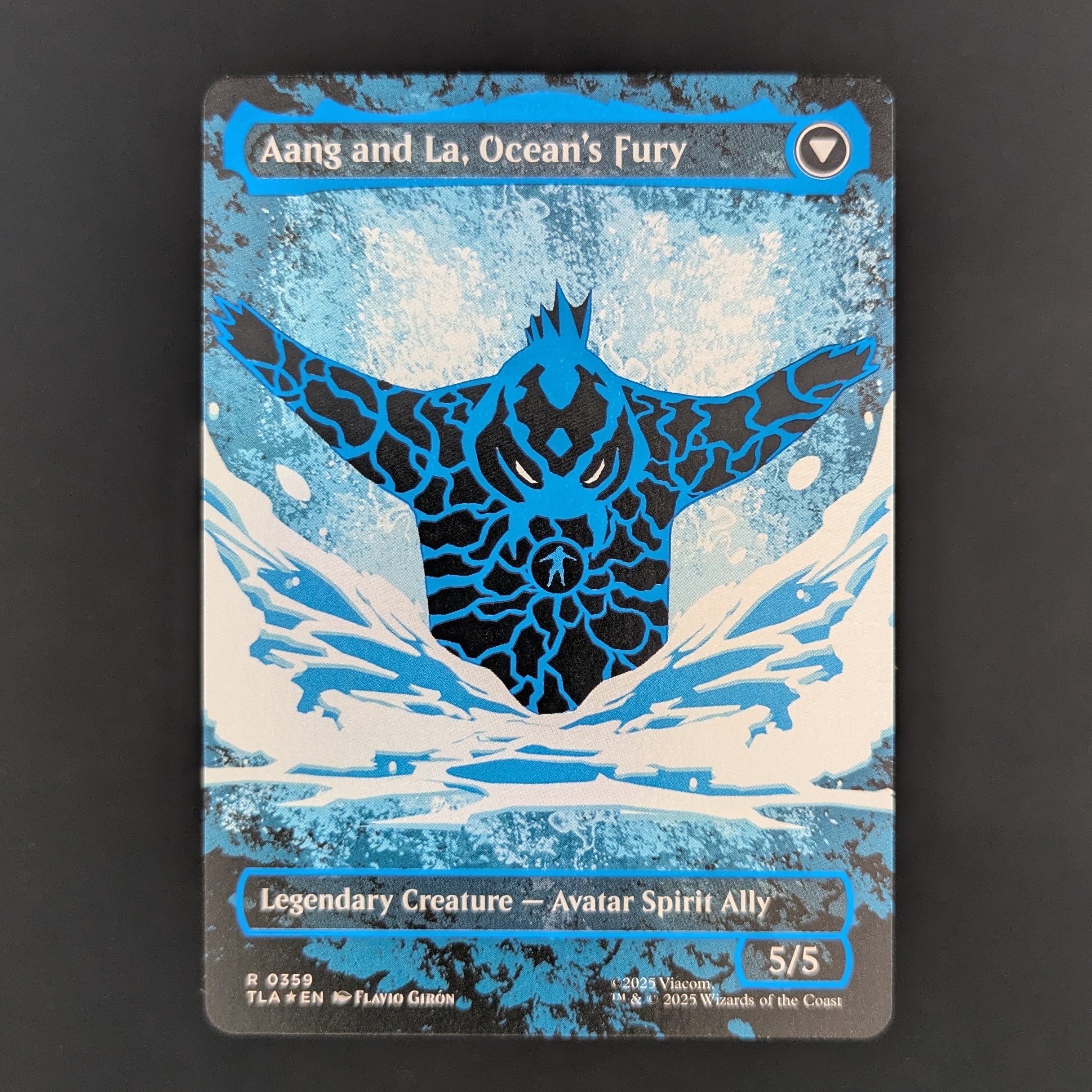 [FOIL] Aang, Swift Savior (Borderless) (Neon Ink Foil) - Avatar: The Last Airbender: Extras - English - NM