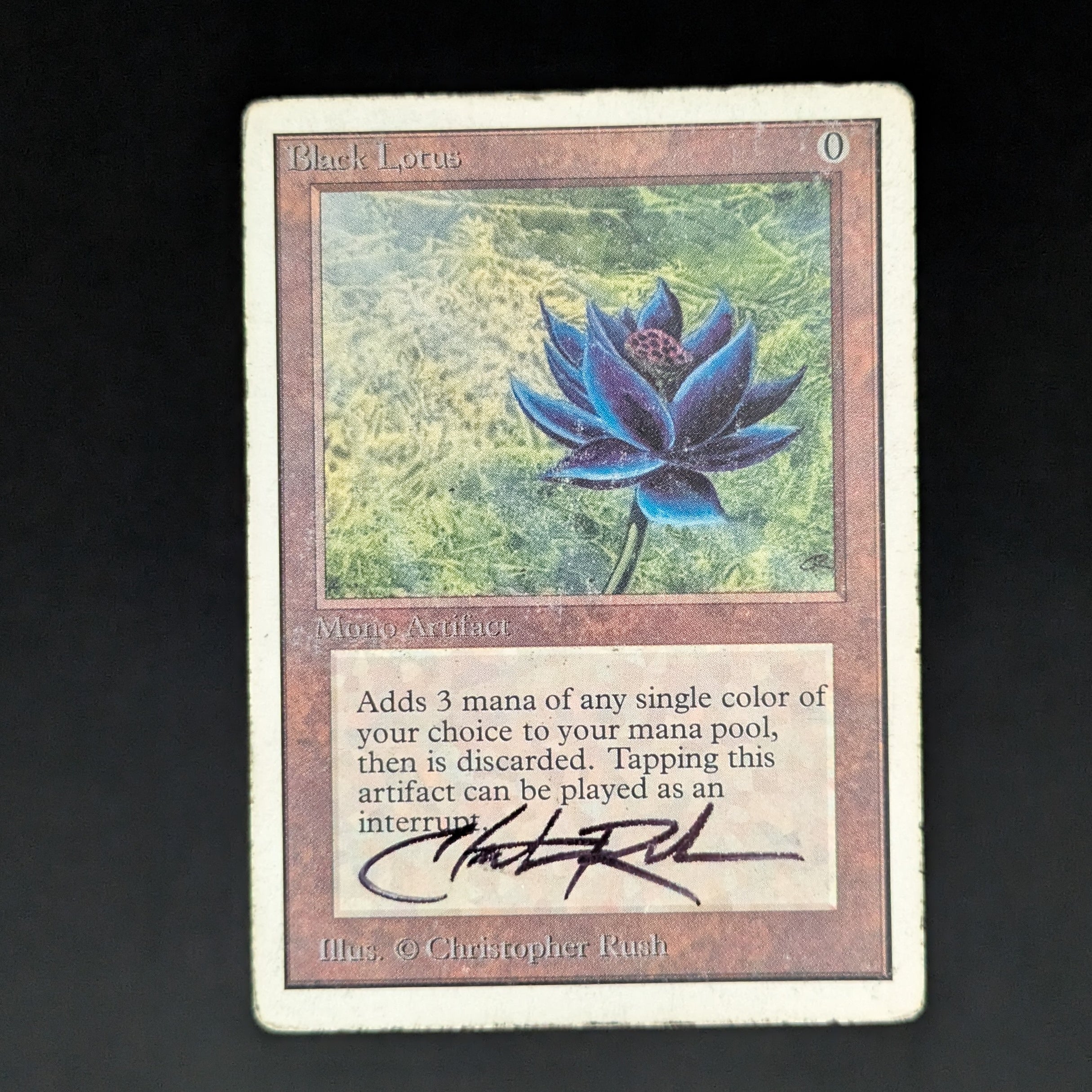 MTG Singles - Black Lotus - Unlimited - PO - SIGNED - 35699