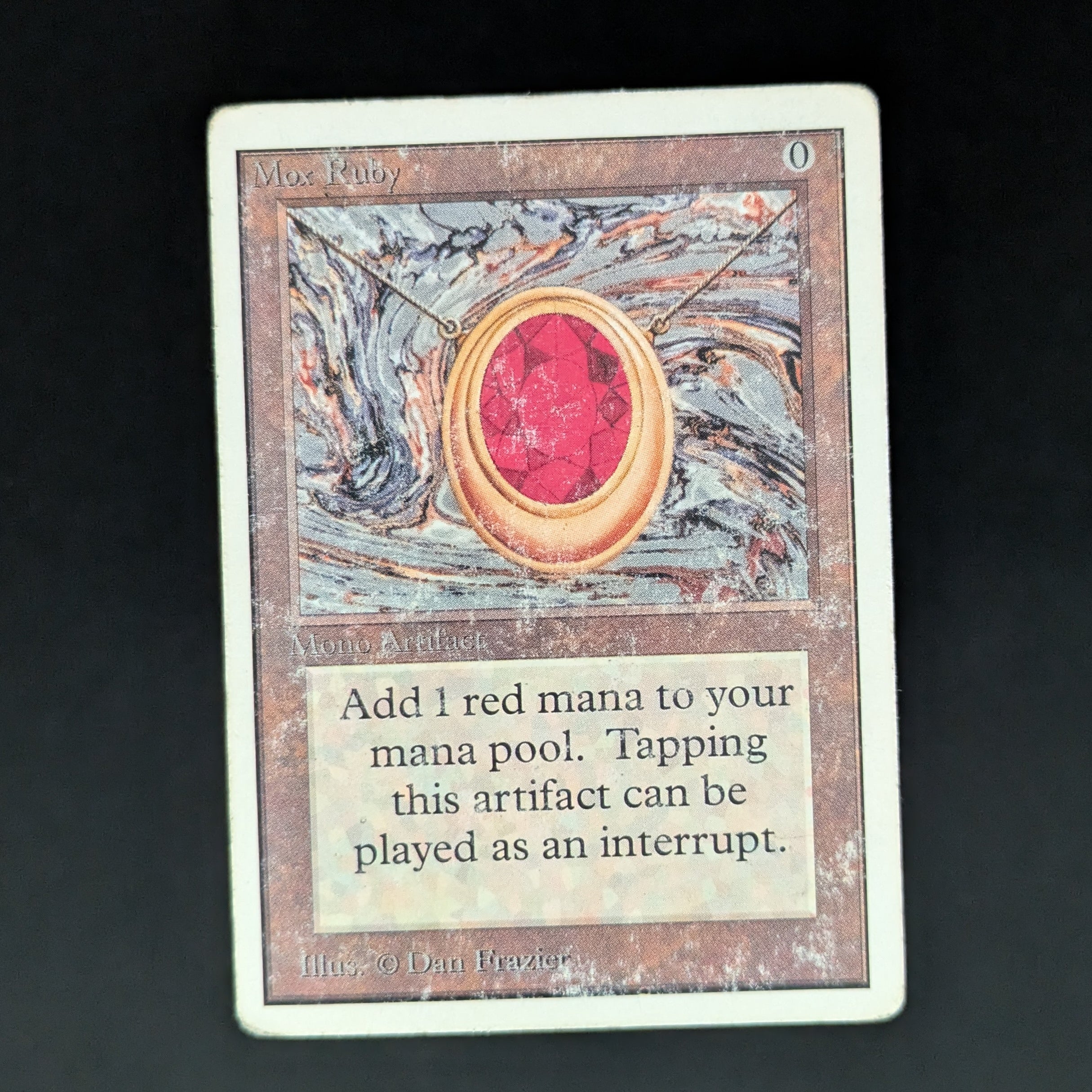 MTG Singles - Mox Ruby - Unlimited - PO - 35701