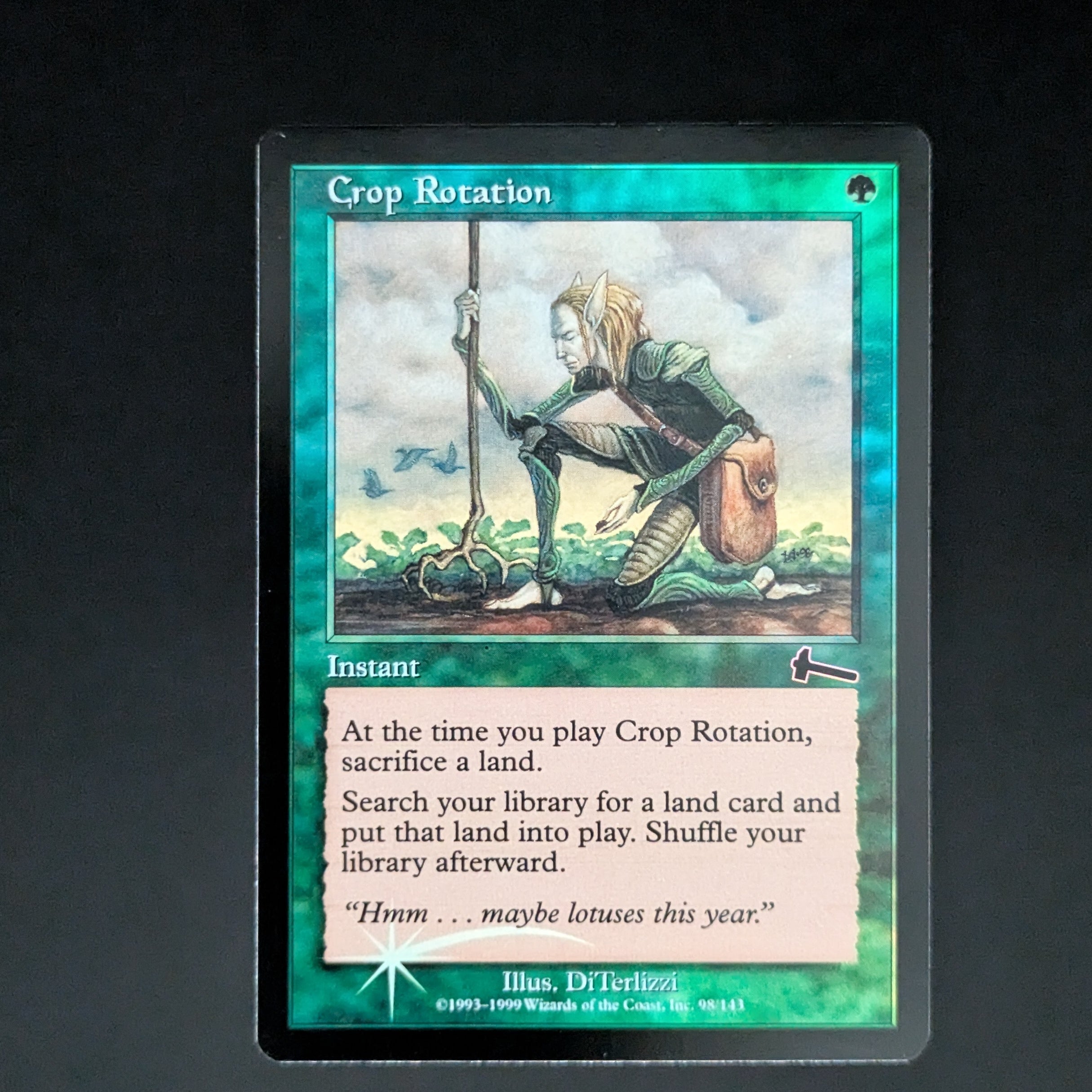 MTG Singles - [FOIL] Crop Rotation - Urza's Legacy - English - EX - 
