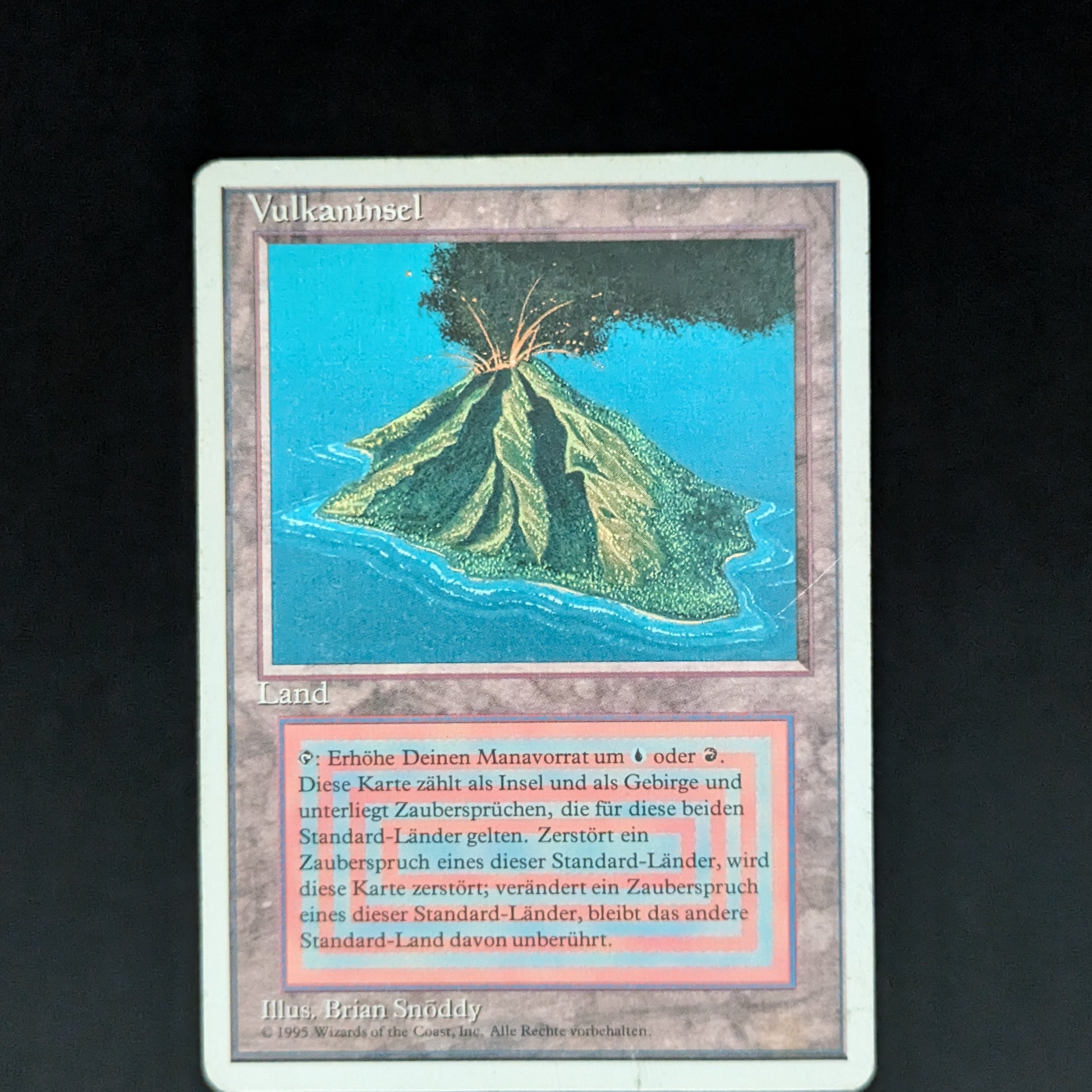 MTG Singles - Volcanic Island - Foreign White Bordered - German - PL - 35729