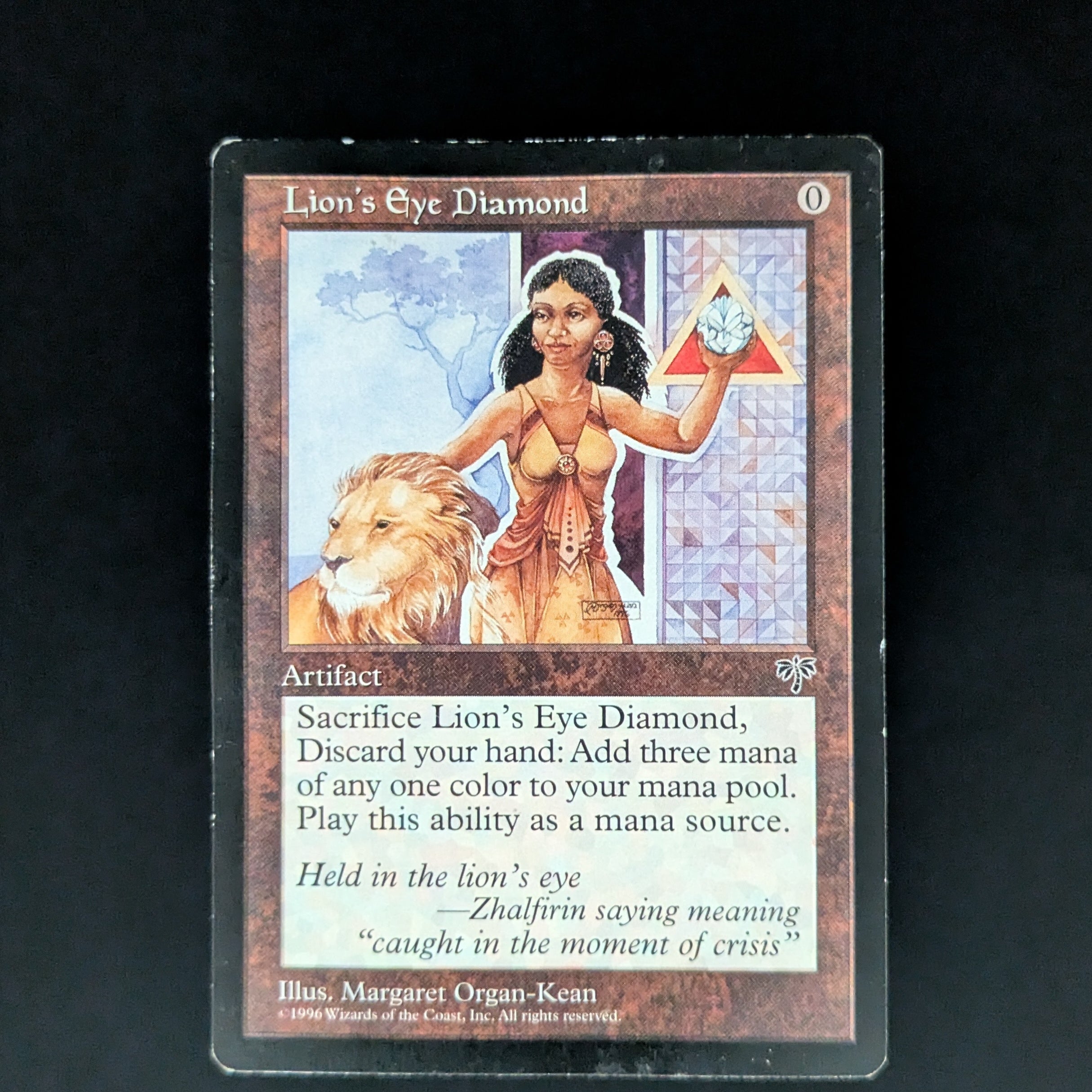 MTG Singles - Lion's Eye Diamond - Mirage - English - PO - WATER DAMAGE - 35733