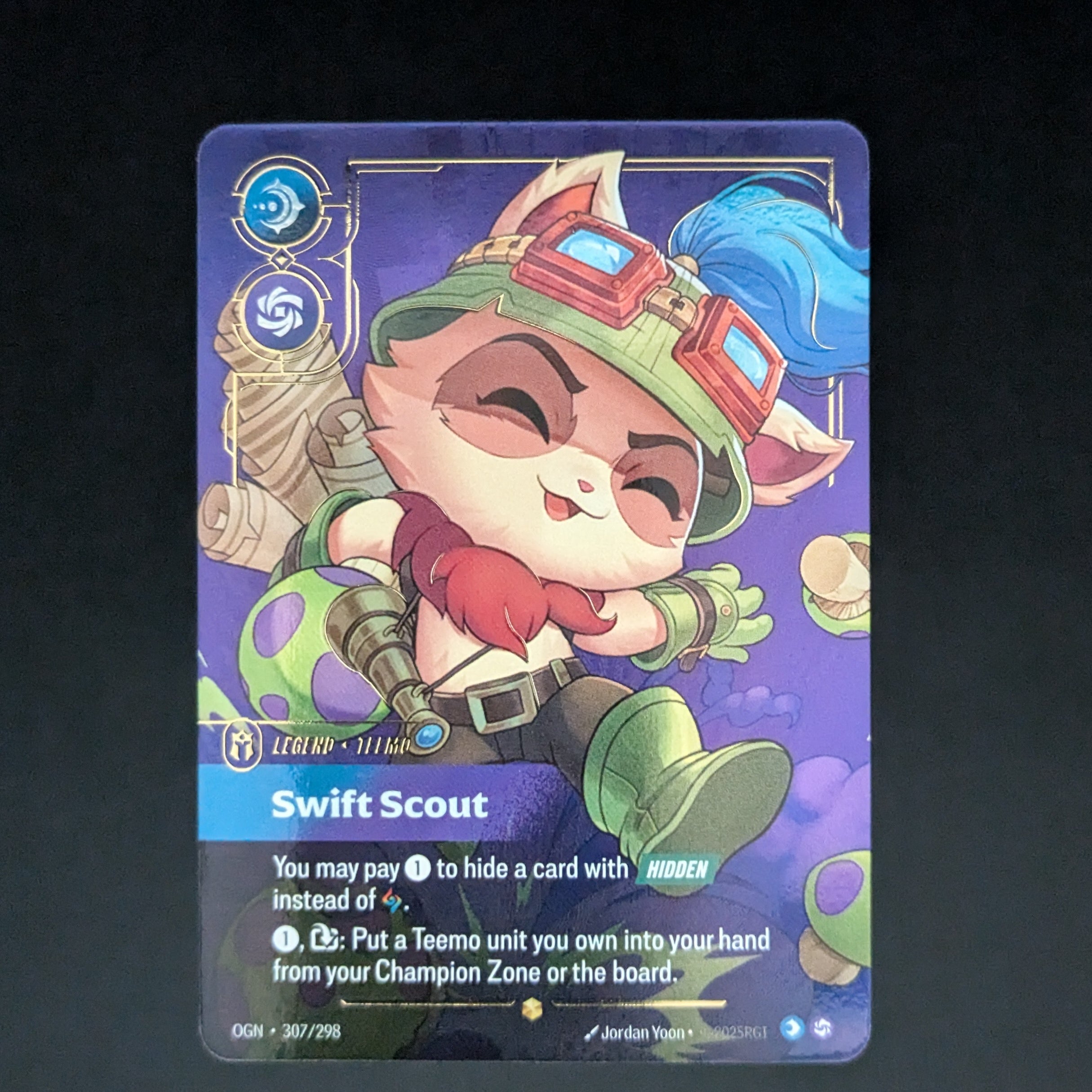 RB Singles - Teemo, Swift Scout (V.2 - Showcase) - Origins - English - NM - 