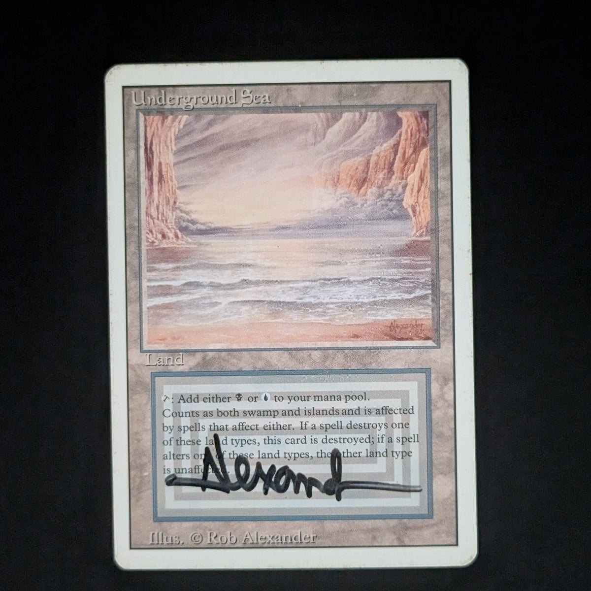 MTG Singles - Underground Sea - Revised - PL - SIGNED - 35766