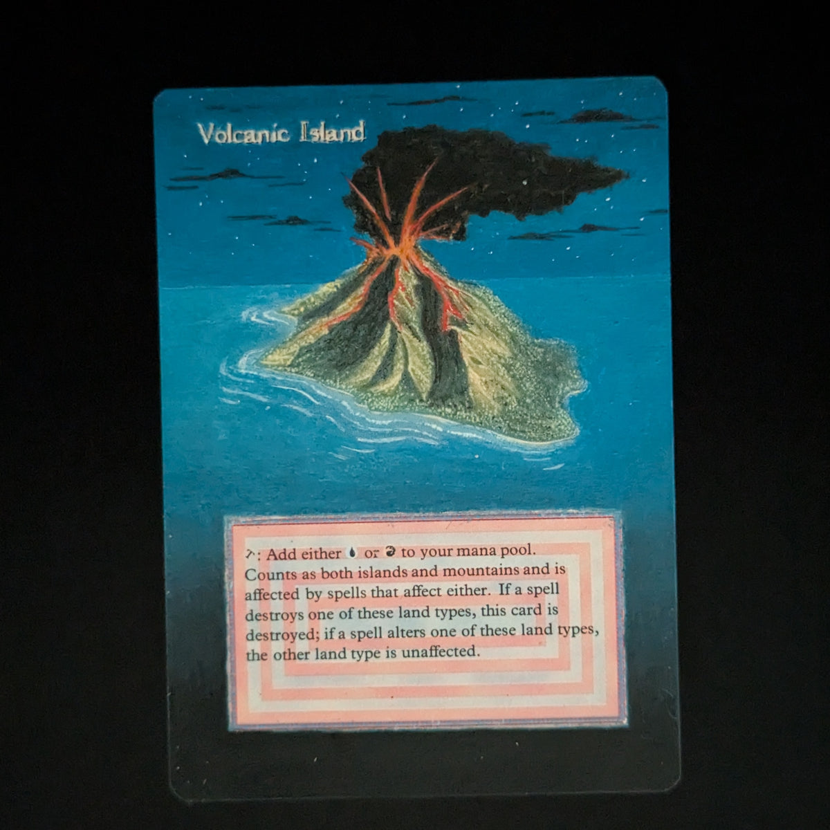 MTG Singles - Volcanic Island - Revised - PO - ALTERED - 35769
