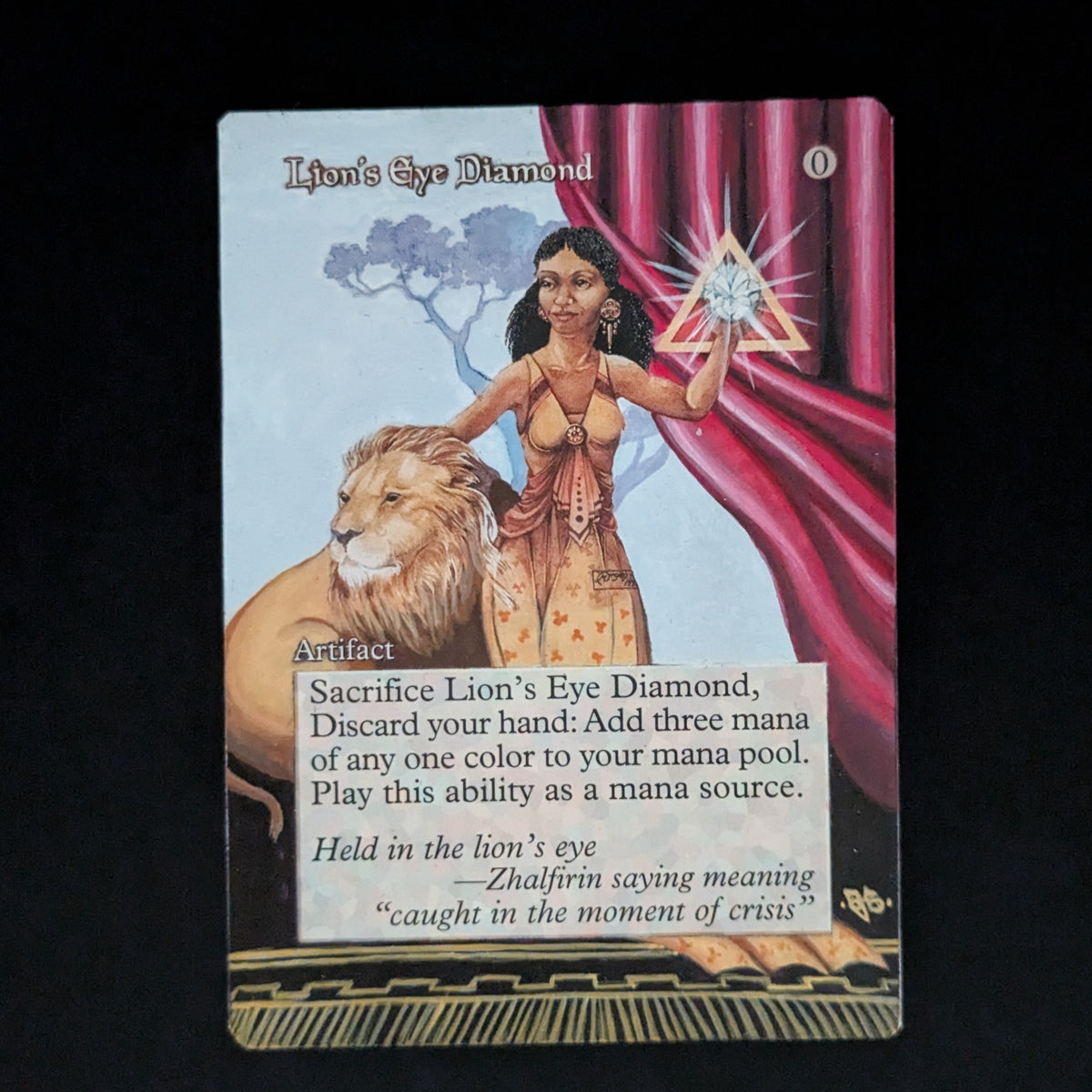 MTG Singles - Lion's Eye Diamond - Mirage - English - PL - ALTERED - 35775