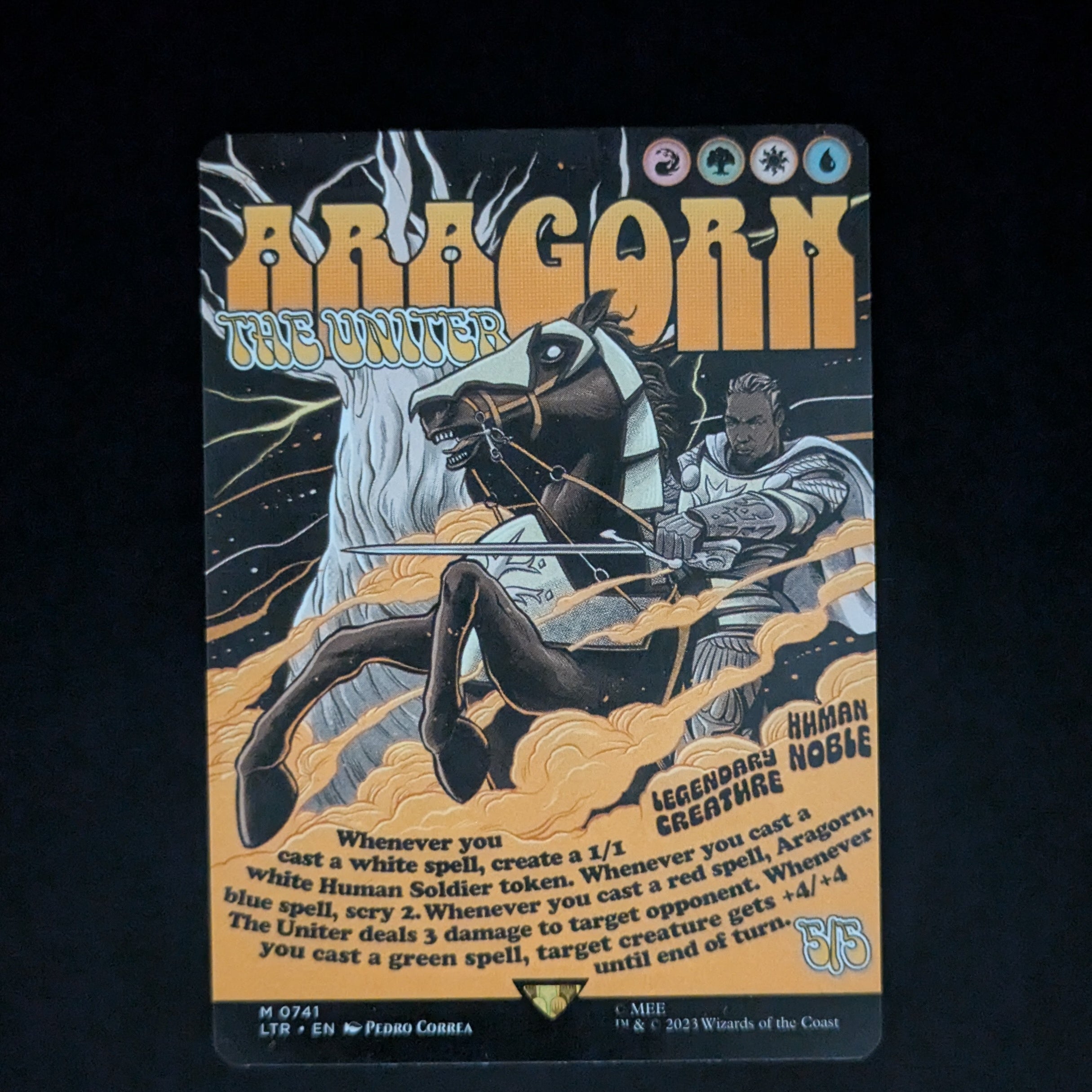 Aragorn, the Uniter (Borderless Poster) - The Lord of the Rings: Tales of Middle-earth Holiday Release - English - NM