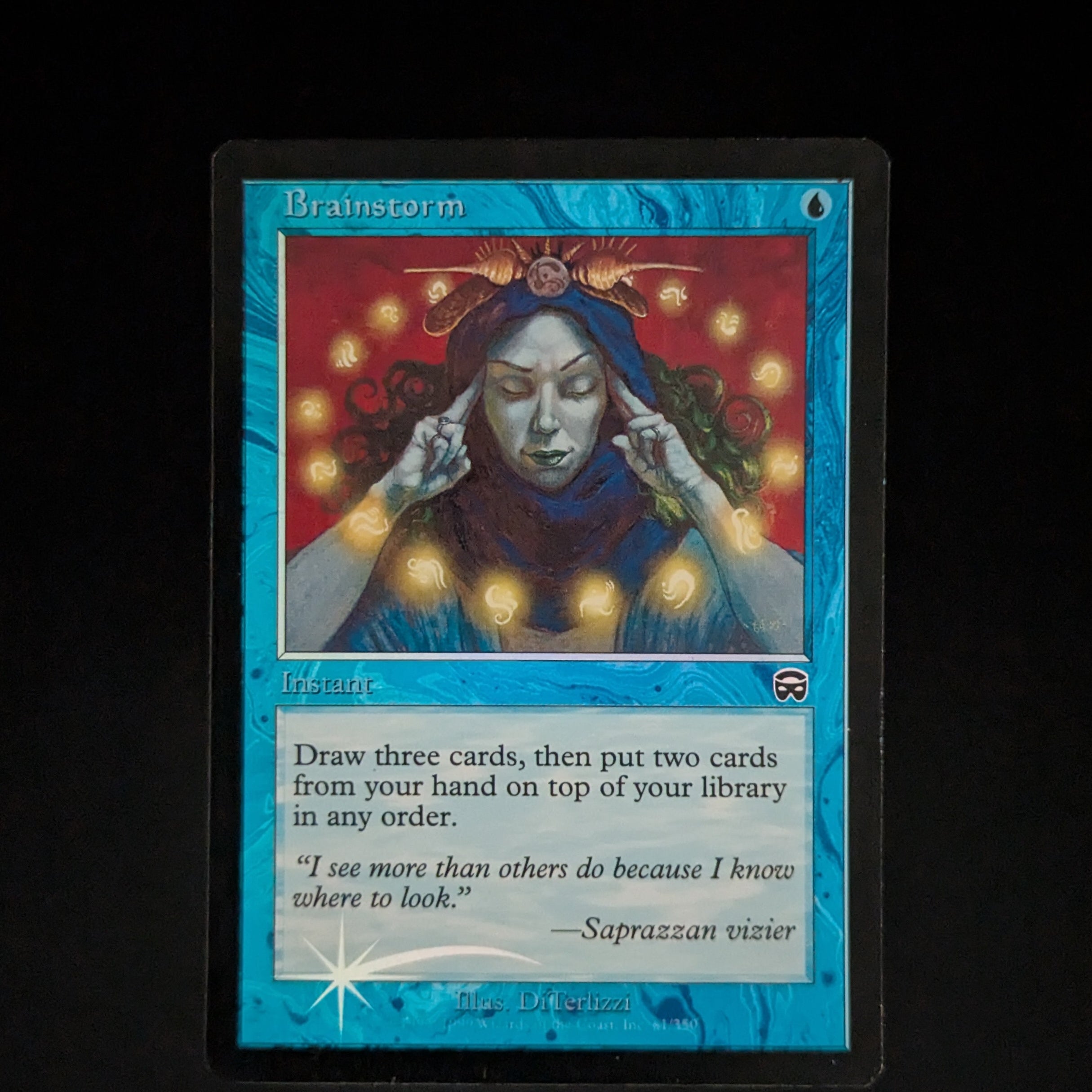 [FOIL] Brainstorm - Mercadian Masques - English - EX