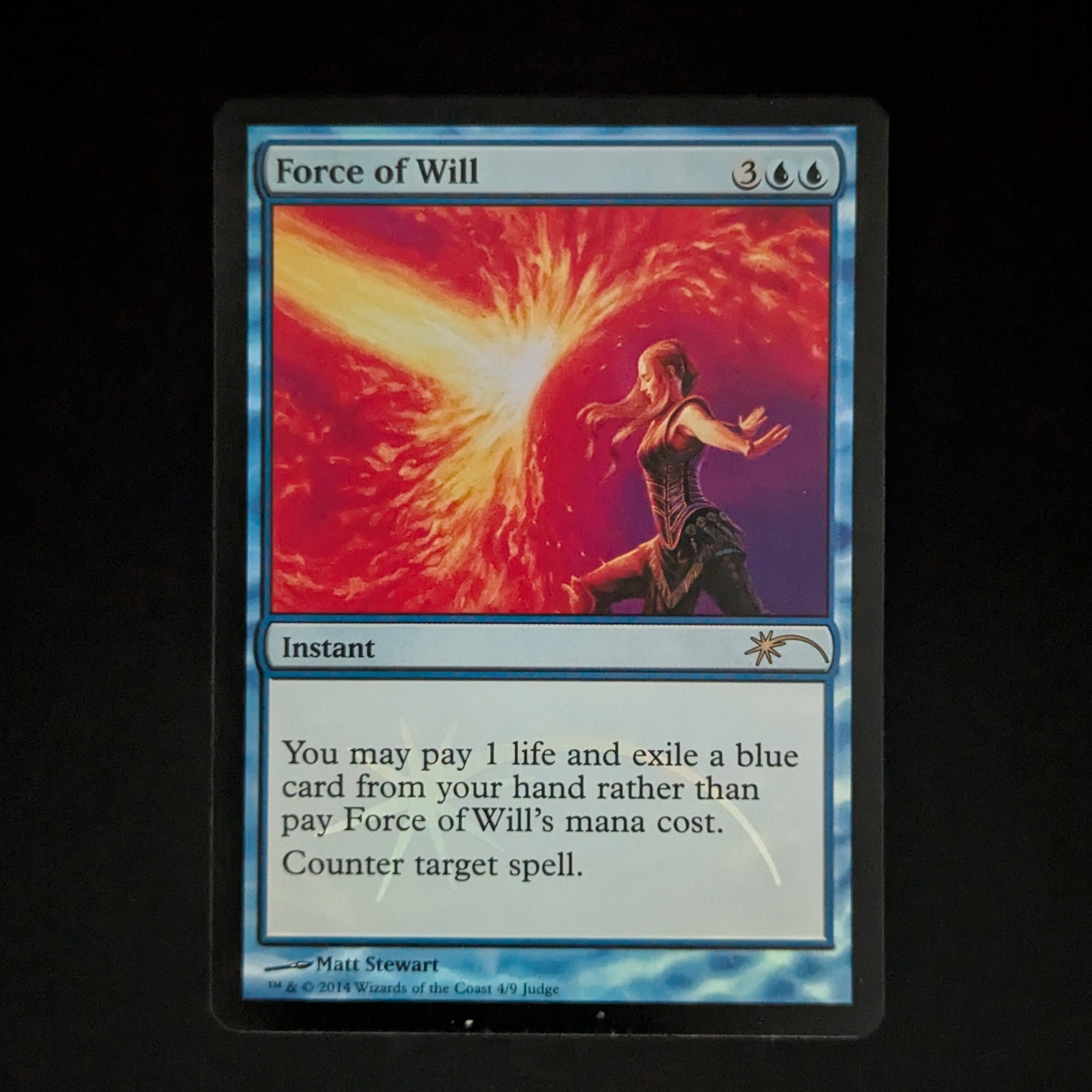 [FOIL] Force of Will - Judge Rewards Promos - English - EX