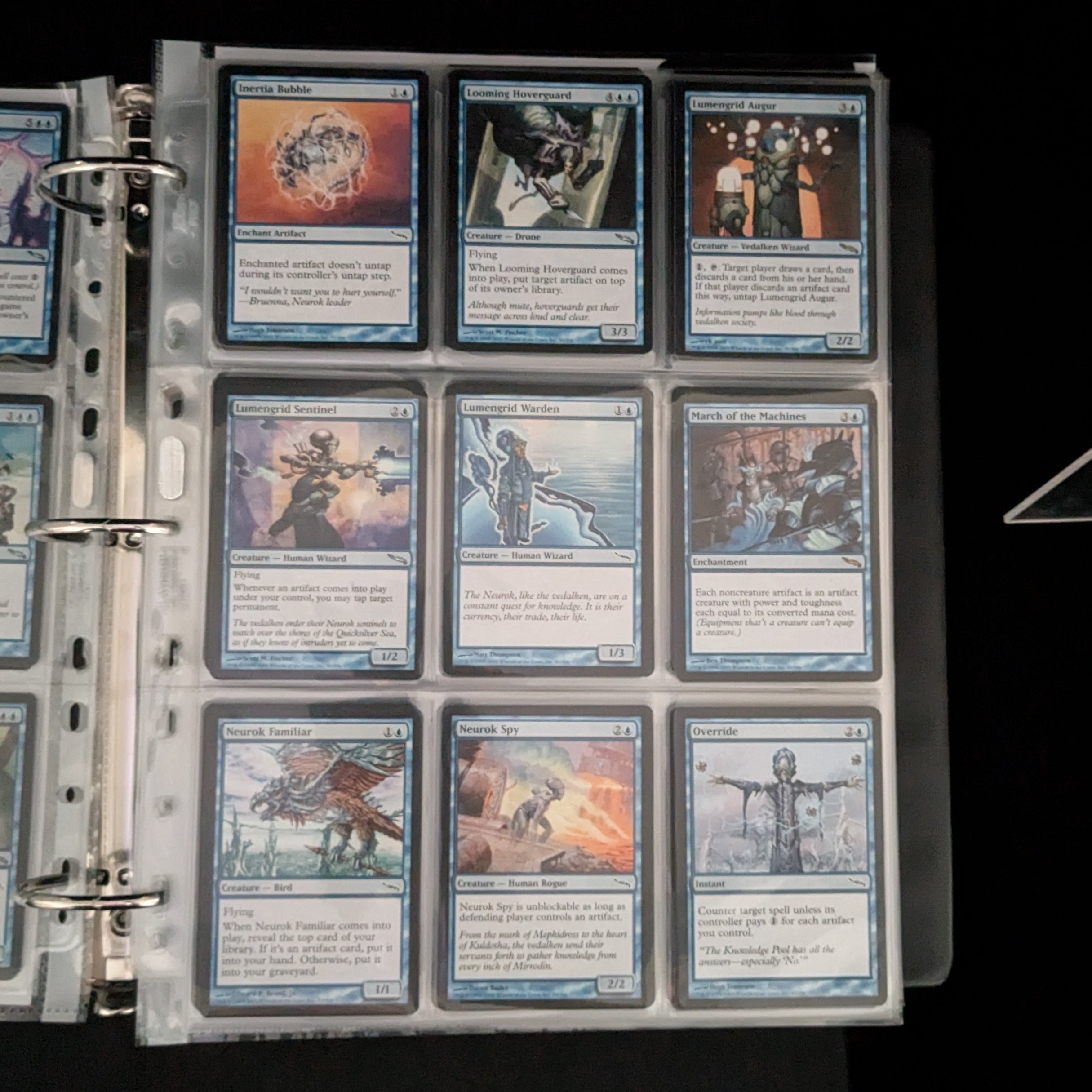 Mirrodin Full Set - Mirrodin - English - NM - 9 Pocket Pages