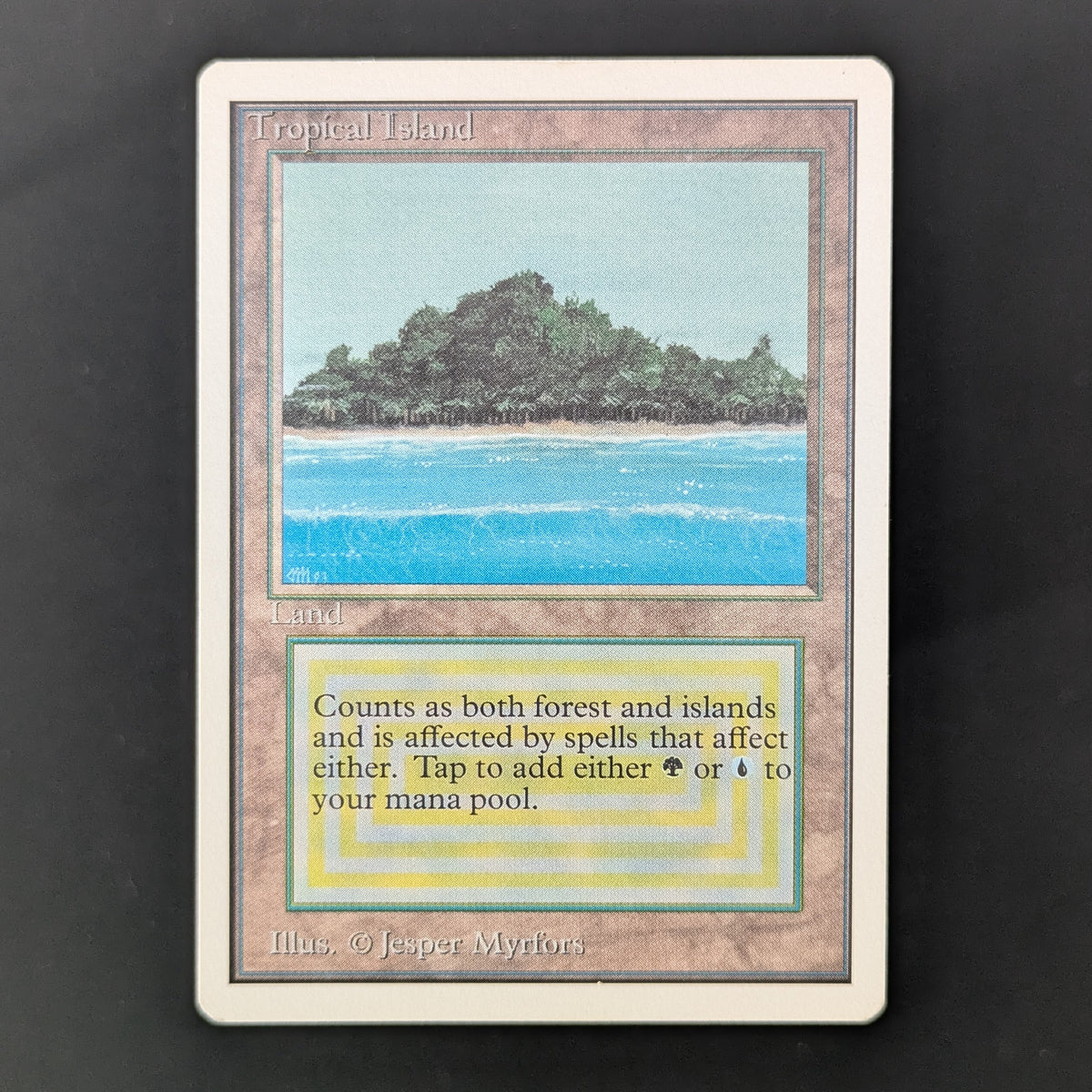 MTG Singles - Tropical Island - Unlimited - LP - 35962