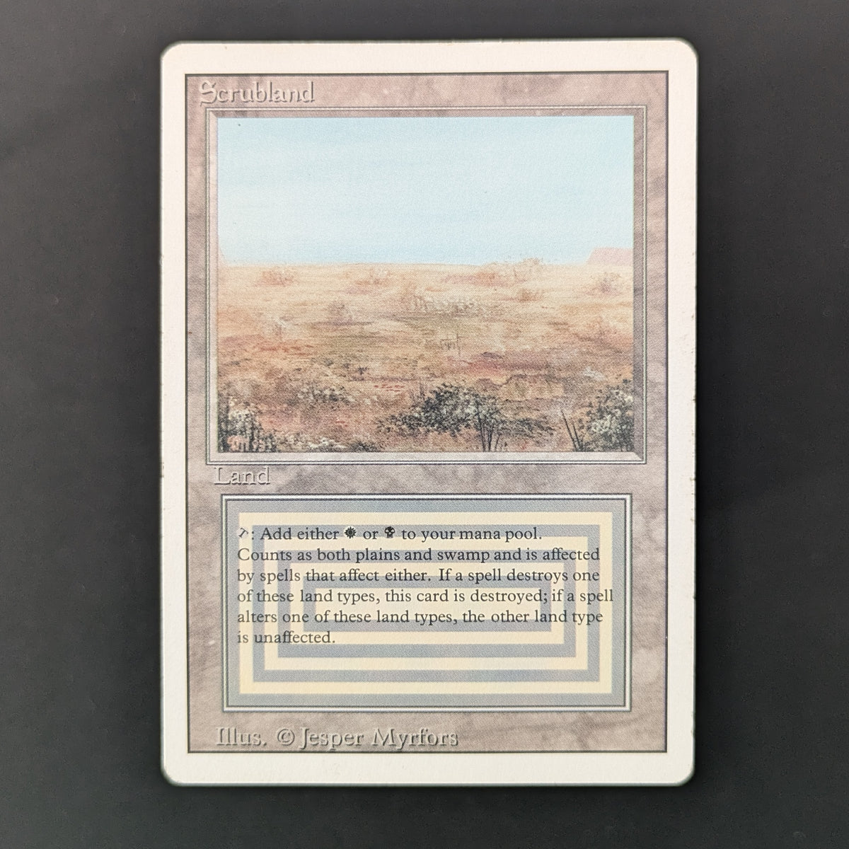 MTG Singles - Scrubland - Revised - PL - 36026
