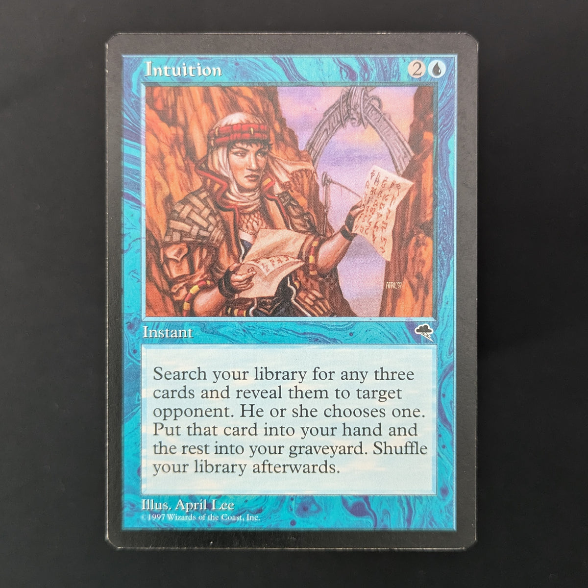 MTG Singles - Intuition - Tempest - English - GD - PRESSURE MARK - 36042