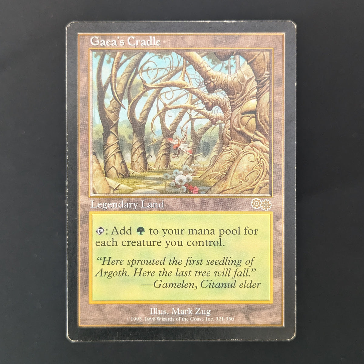MTG Singles - Gaea's Cradle - Urza's Saga - English - LP - 36078