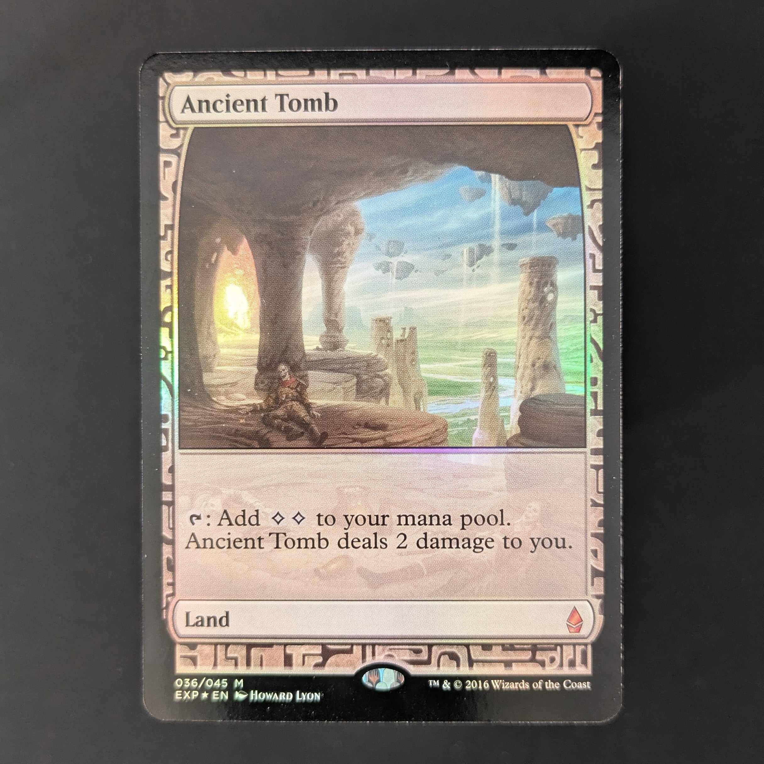 MTG Singles - [FOIL] Ancient Tomb - Zendikar Expeditions - English - EX - 