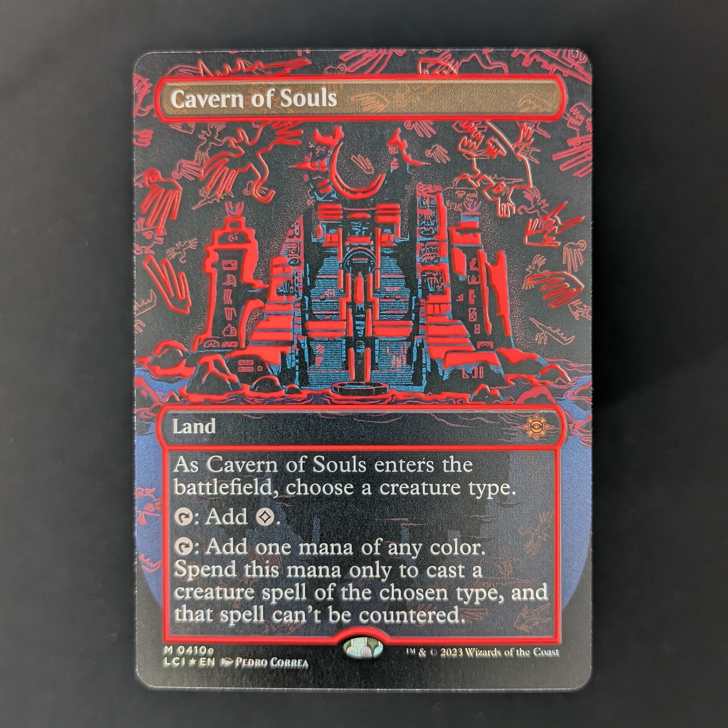 MTG Singles - [FOIL] Cavern of Souls (0410e) (Borderless) - The Lost Caverns of Ixalan: Extras - English - NM - 