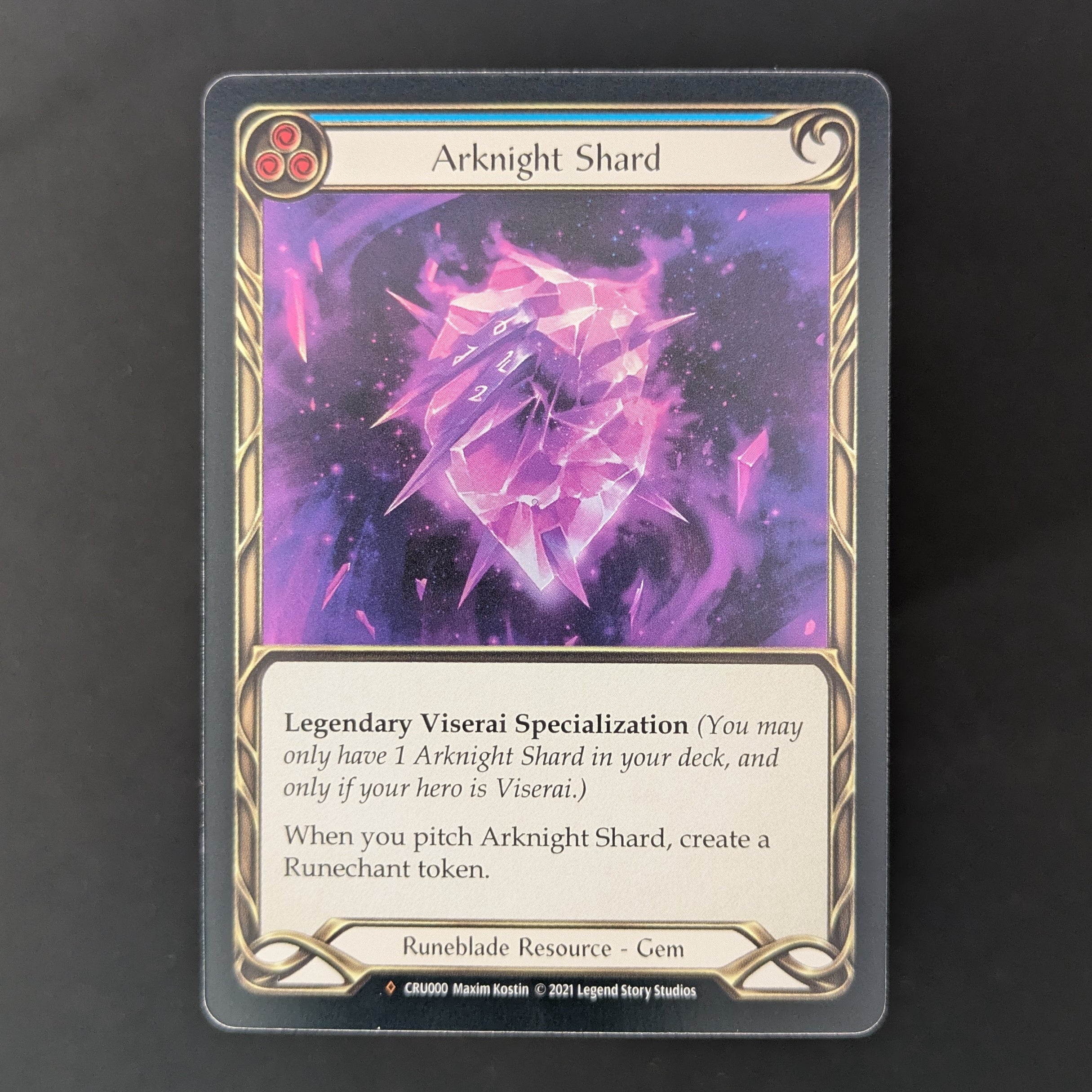 FAB Singles - Arknight Shard (Rainbow Foil) - Crucible of War - Unlimited - English - NM - 