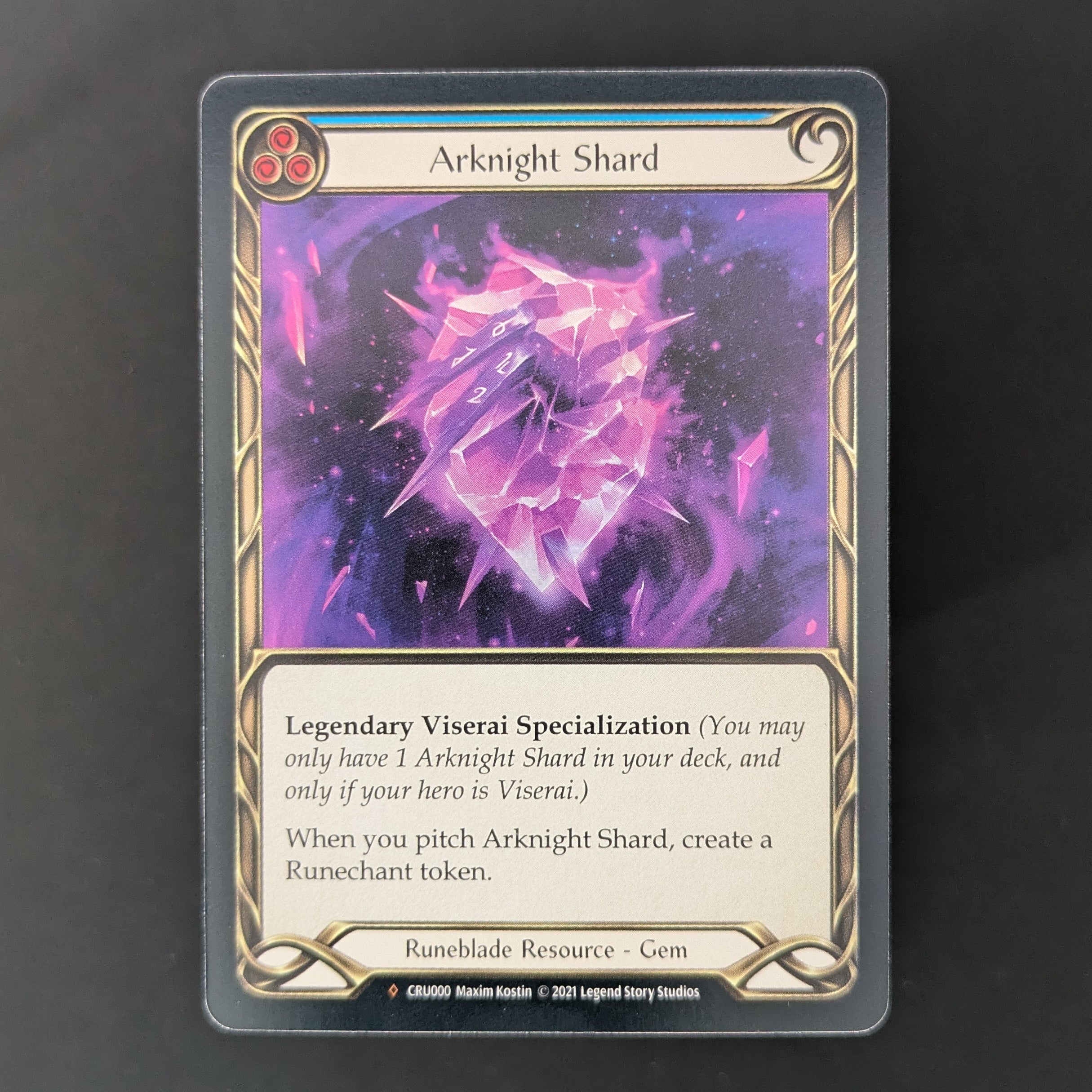 FAB Singles - Arknight Shard (Rainbow Foil) - Crucible of War - Unlimited - English - NM - 