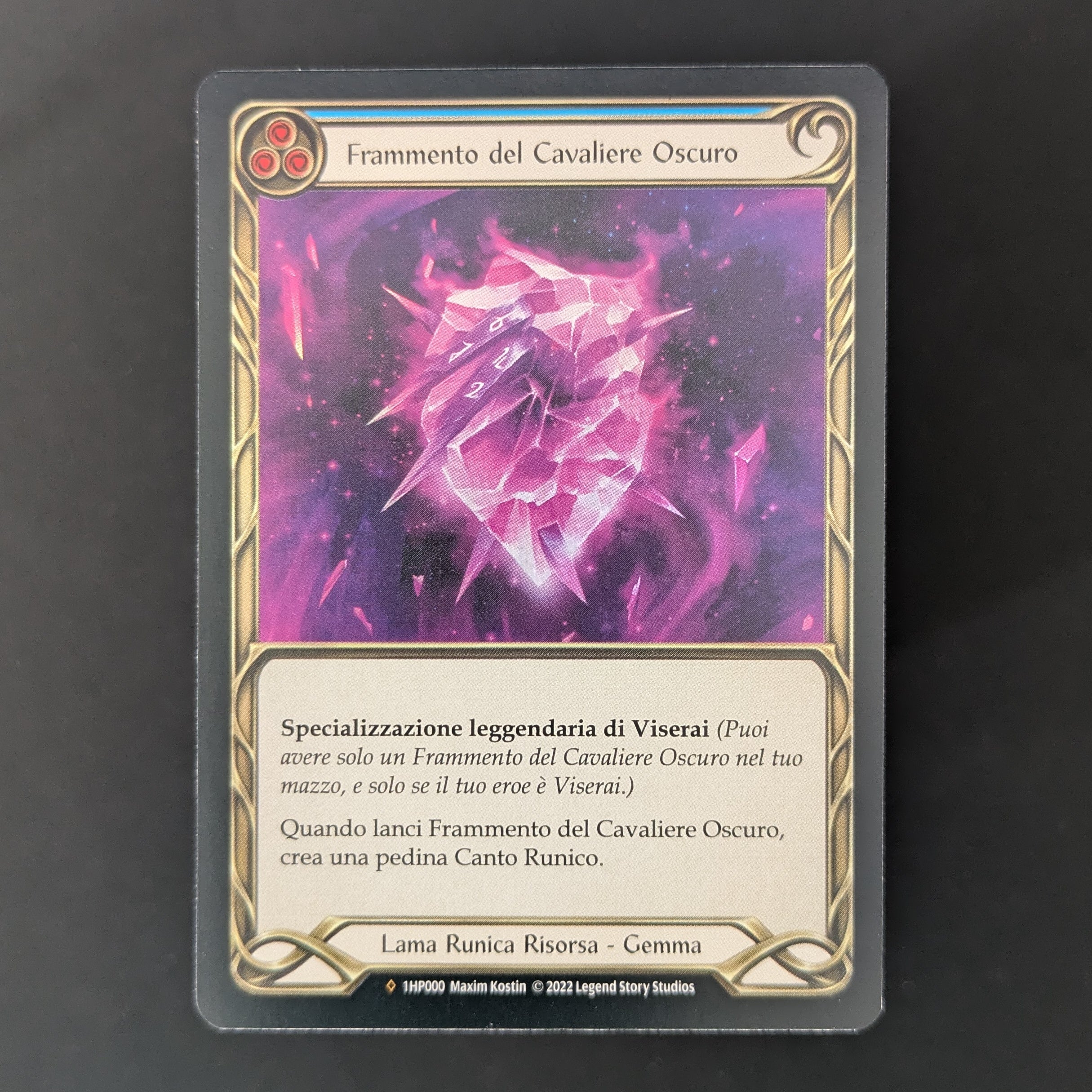 FAB Singles - Arknight Shard (Rainbow Foil) - History Pack 1 - Black Label - Italian - NM - 