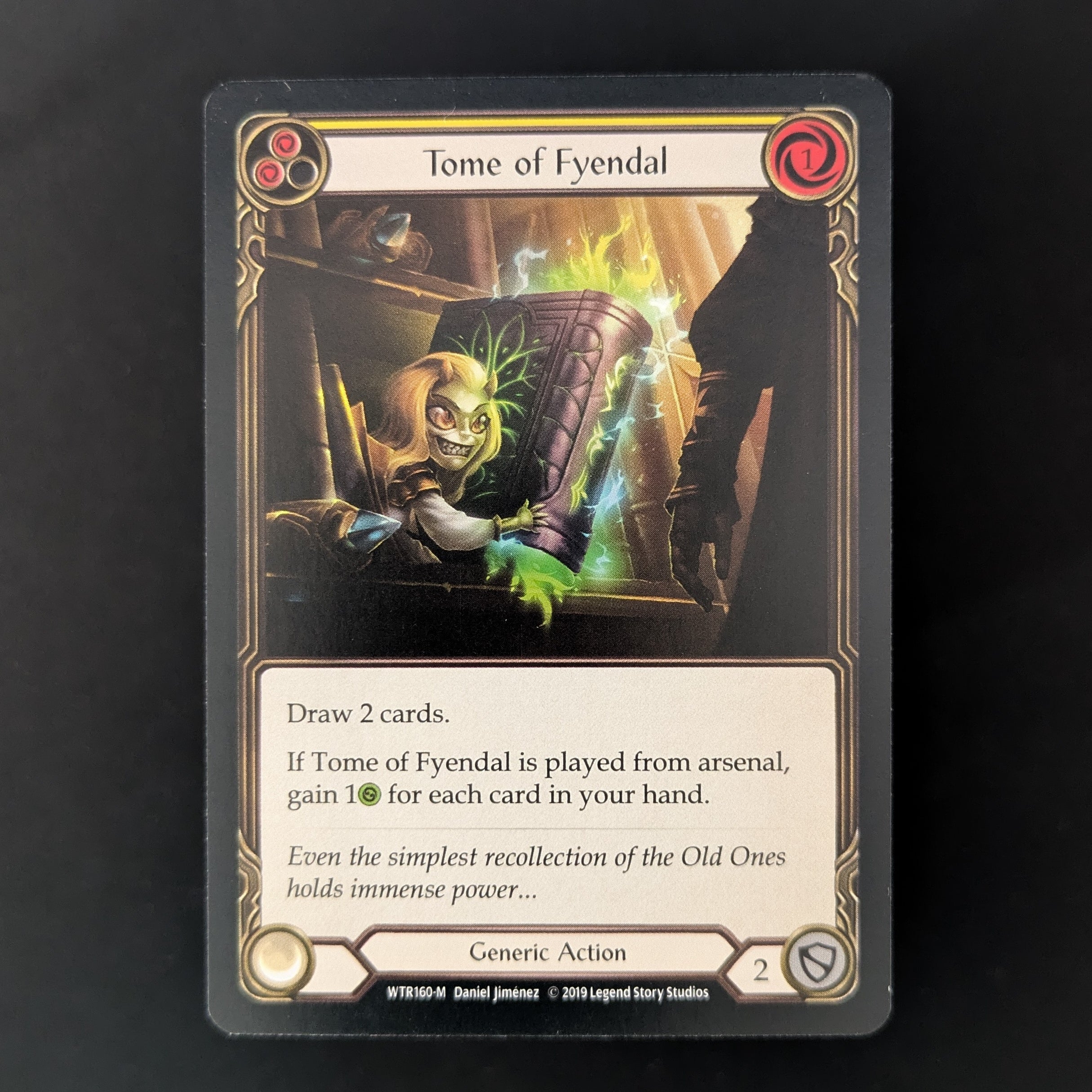 FAB Singles - Tome of Fyendal (Rainbow Foil) - Welcome to Rathe - Alpha - English - NM - 