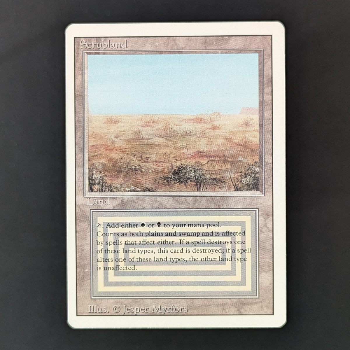 MTG Singles - Scrubland - Revised - GD - 36228