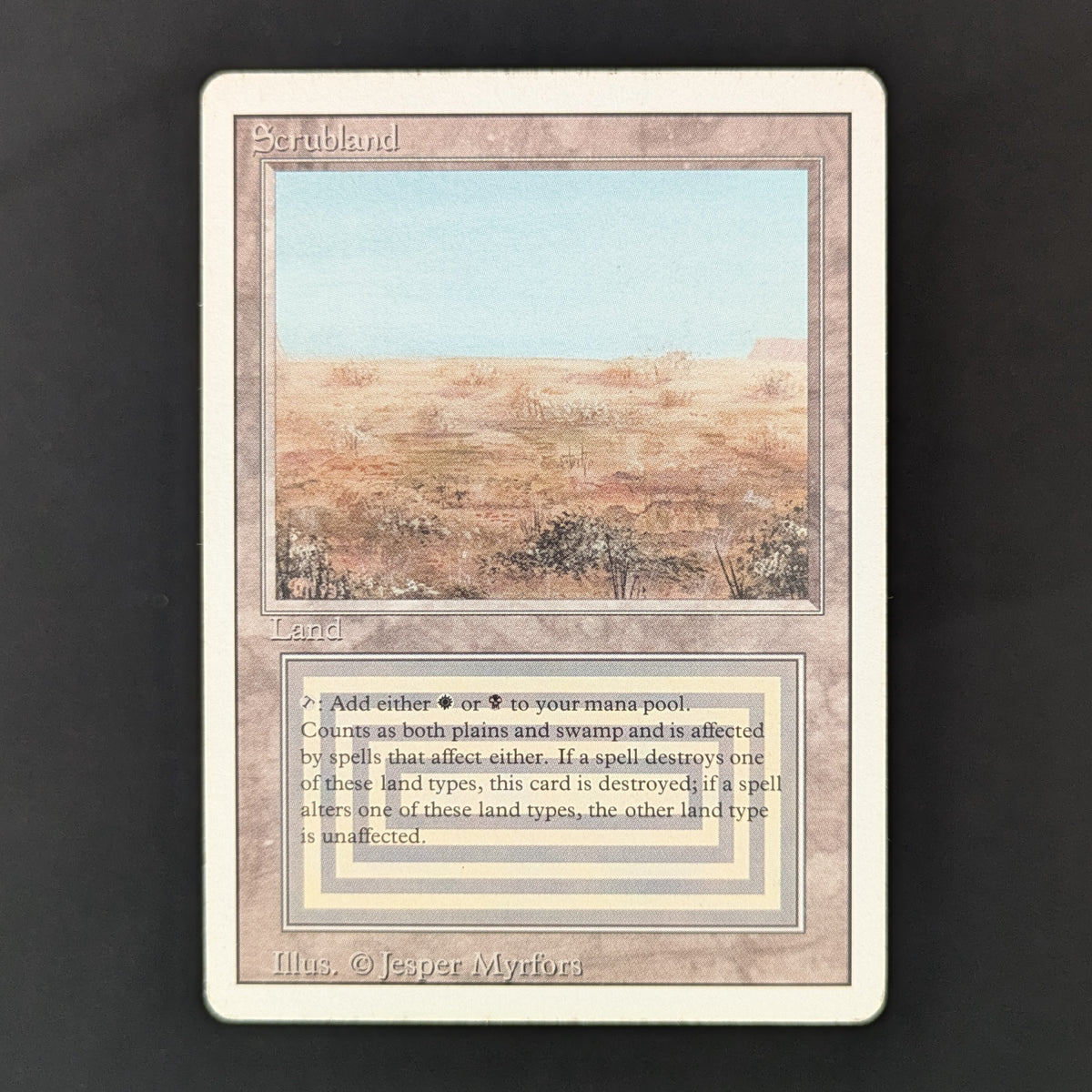 MTG Singles - Scrubland - Revised - PL - 36236