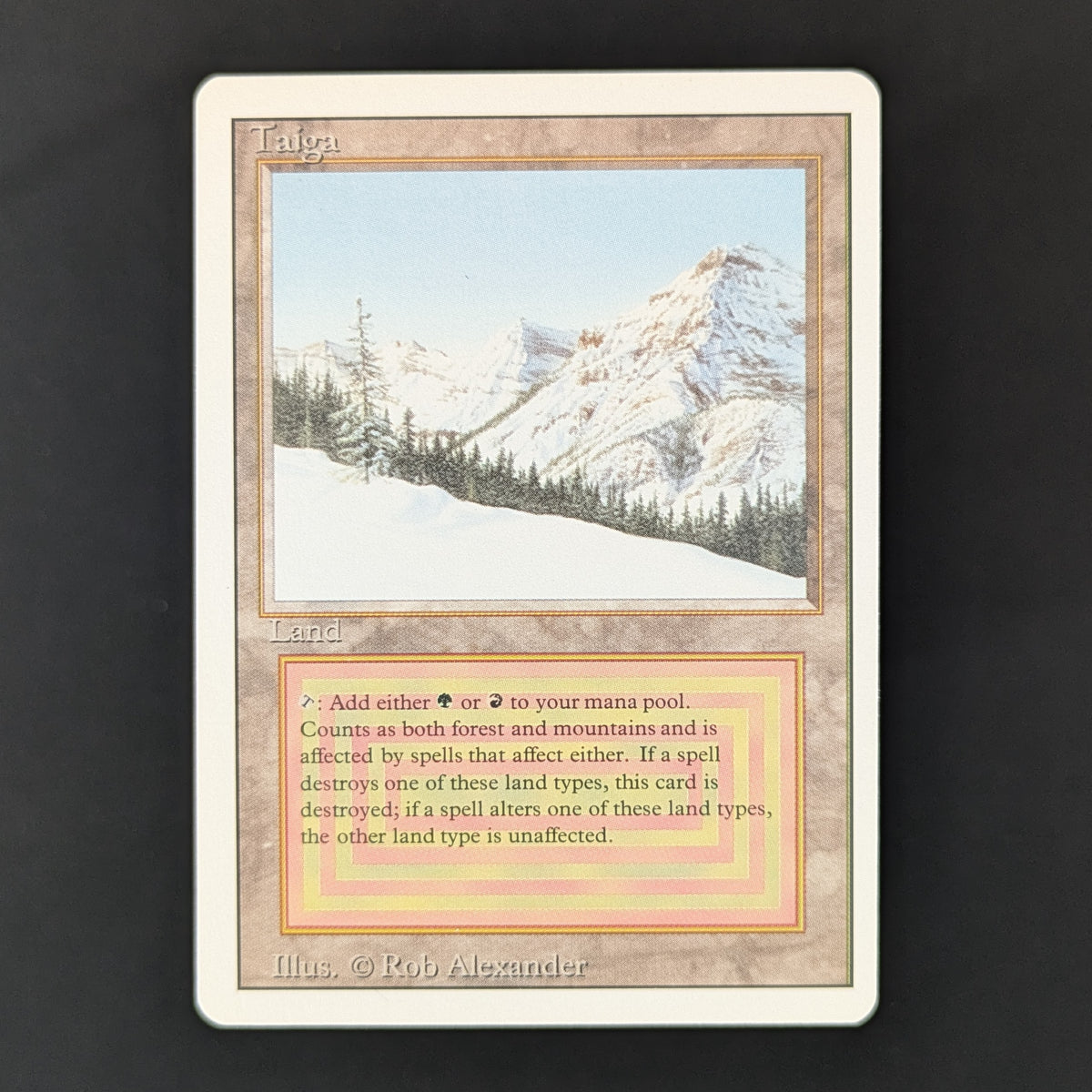 MTG Singles - Taiga - Revised - EX - 36238
