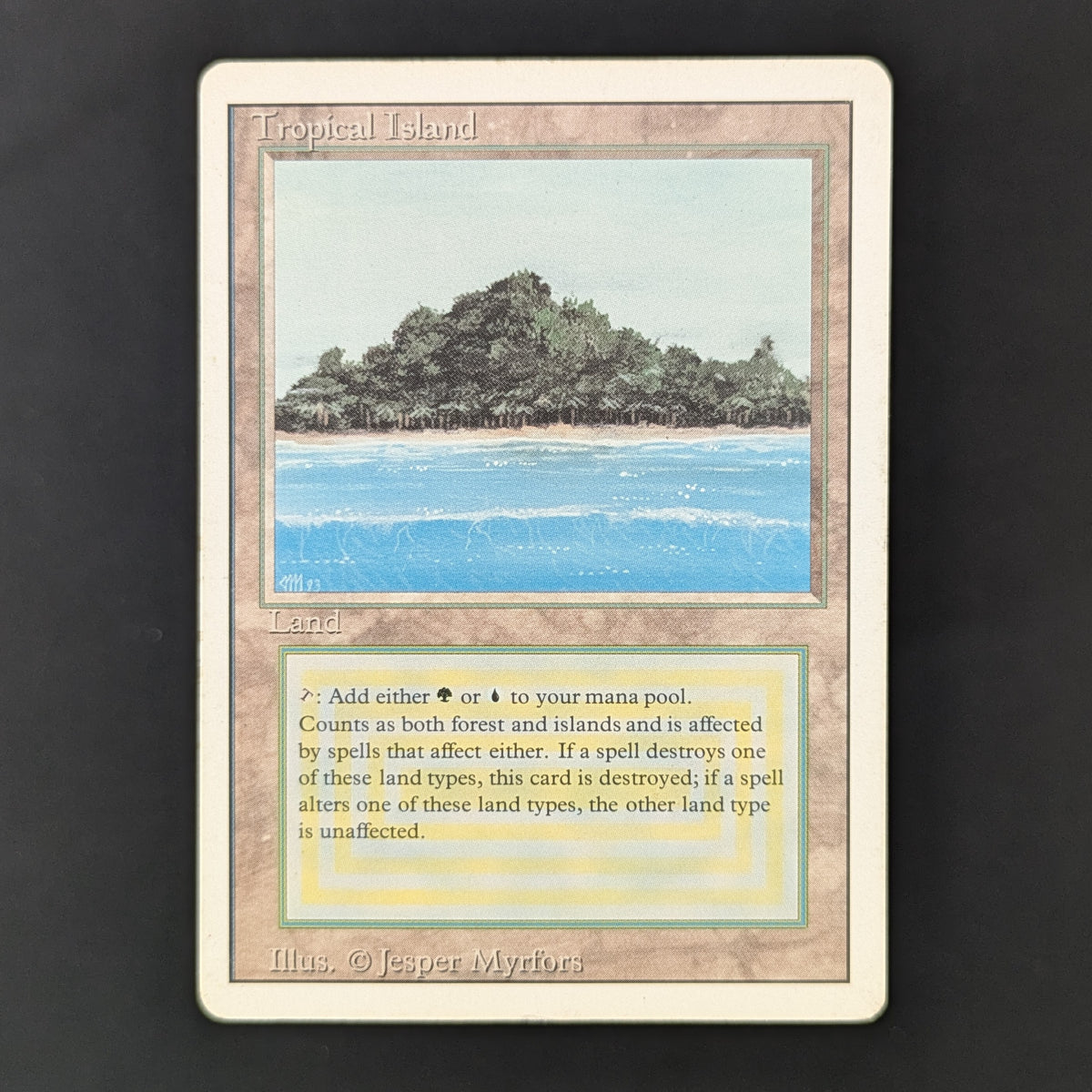 MTG Singles - Tropical Island - Revised - LP - 36249