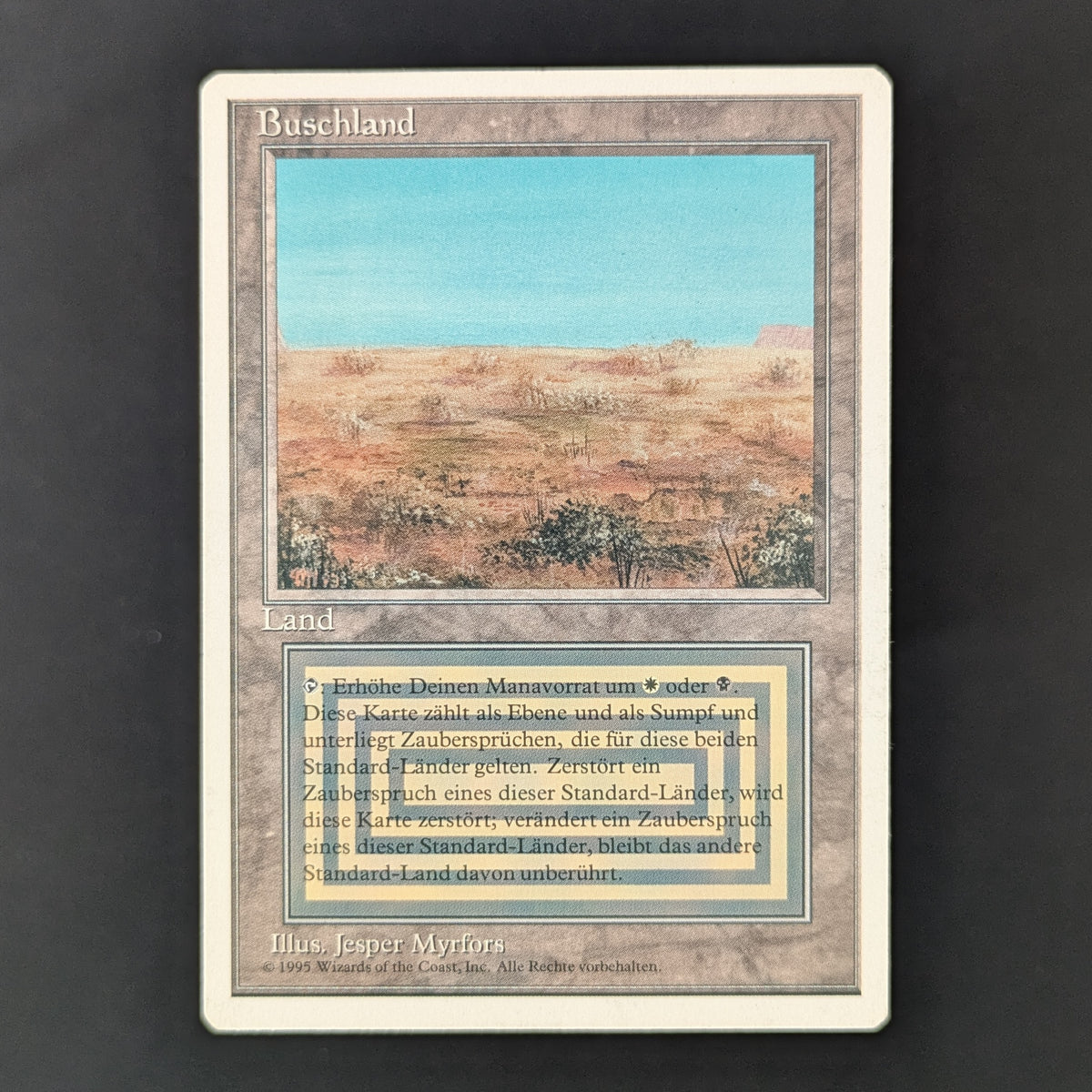 MTG Singles - Scrubland - Foreign White Bordered - German - LP - 36295