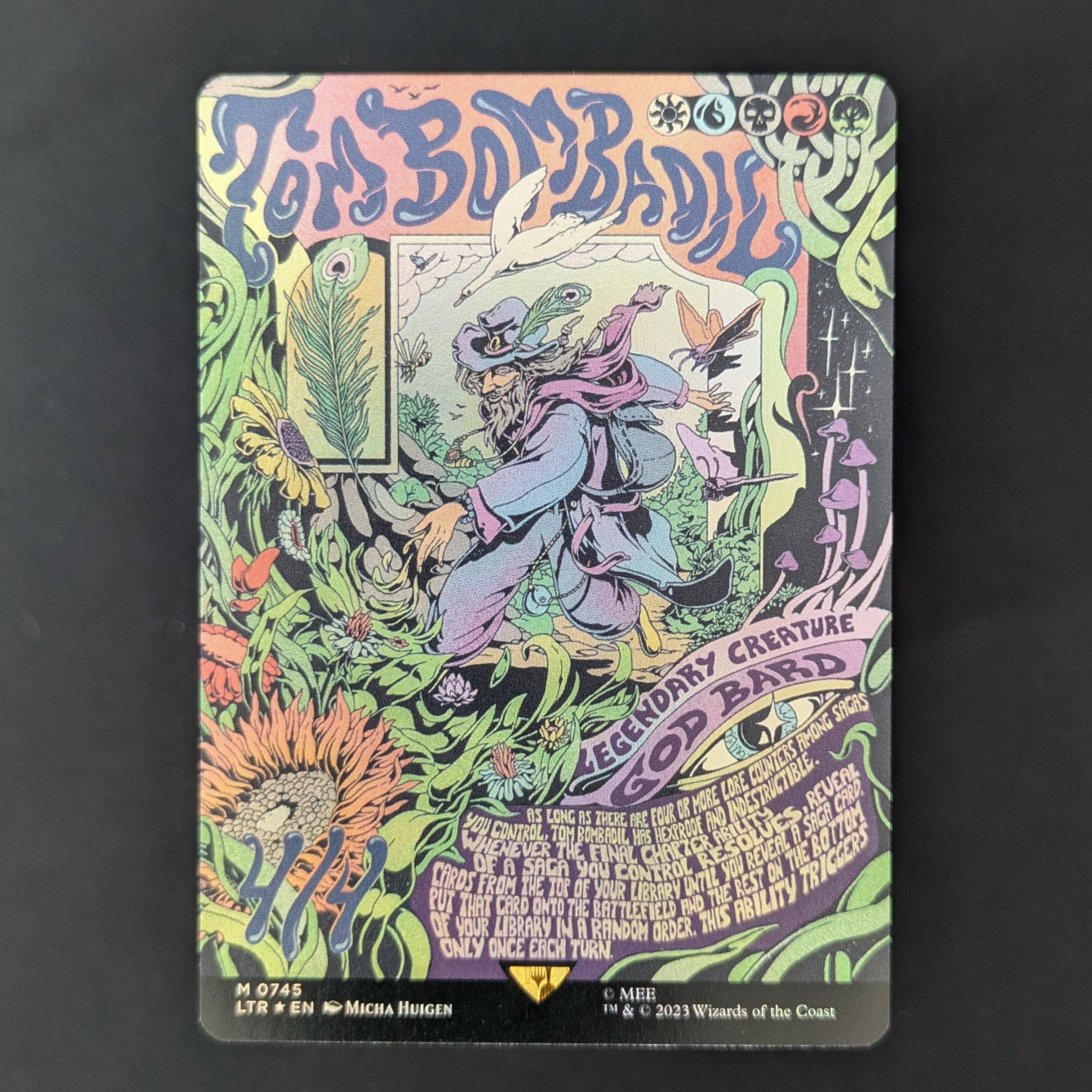 [FOIL] Tom Bombadil (Borderless Poster) - The Lord of the Rings: Tales of Middle-earth Holiday Release - English - NM