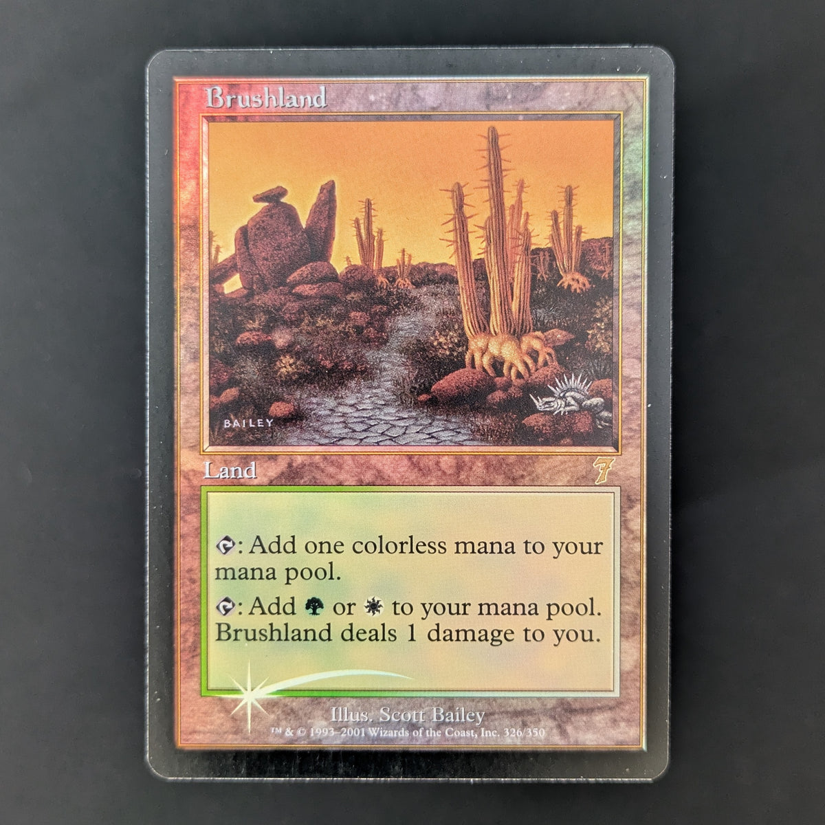 [FOIL] Brushland - Seventh Edition - English - GD