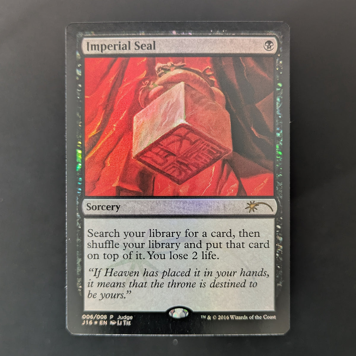 [FOIL] Imperial Seal - Judge Rewards Promos - English - NM