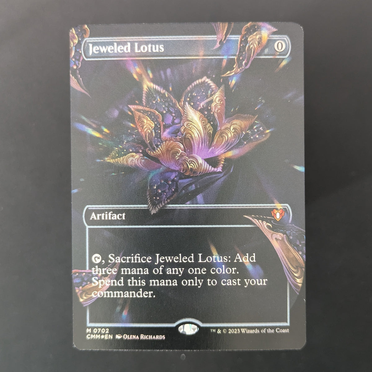 [FOIL] Jeweled Lotus (Borderless) - Commander Masters: Extras - English - NM