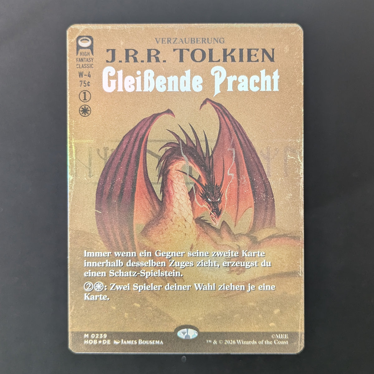 [FOIL] Gleaming Splendor (V.1) - The Hobbit: Extras - German - NM