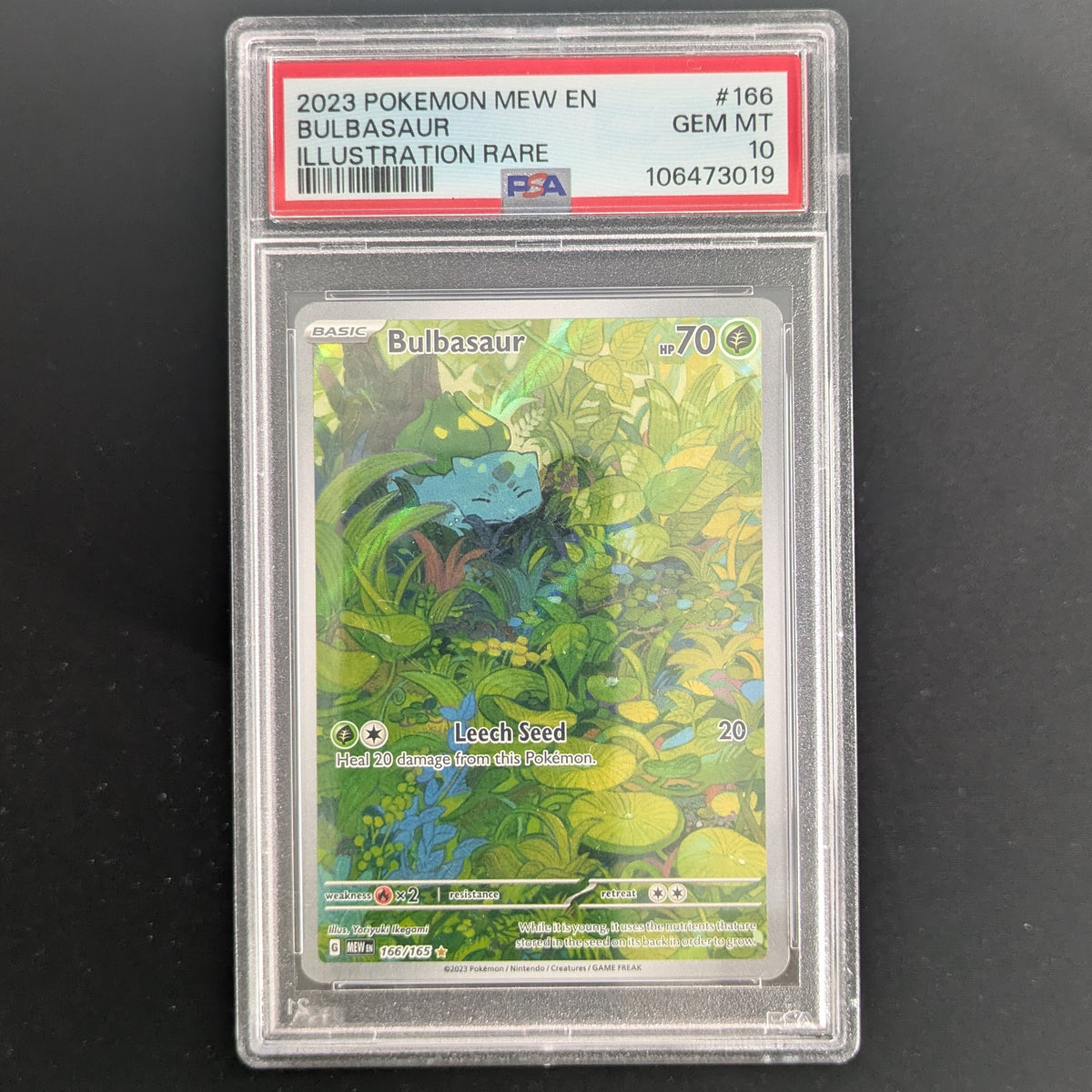 Bulbasaur (MEW 166) - 151 - English - PSA 10