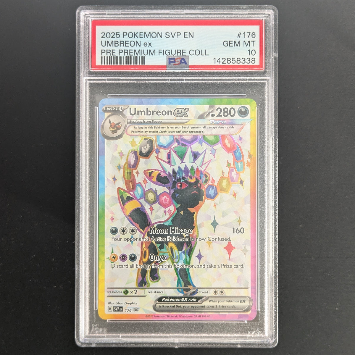 Umbreon ex (SVP 176) - SV Black Star Promos - English - PSA 10