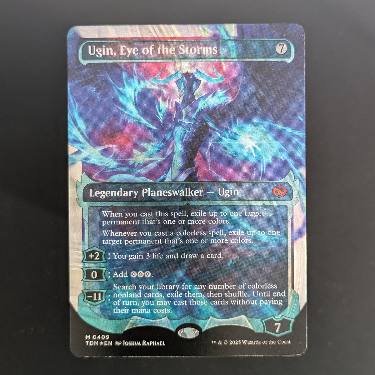 [FOIL] Ugin, Eye of the Storms (Showcase) (Halo Foil) - Tarkir: Dragonstorm: Extras - English - NM