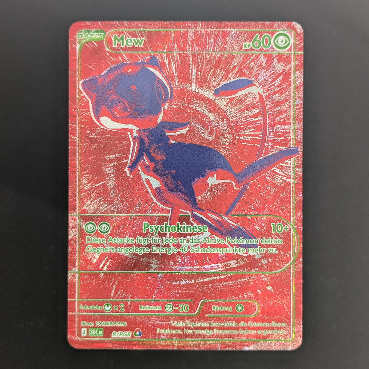 Mew (30C R/RGB) - 30th Celebration - German - NM