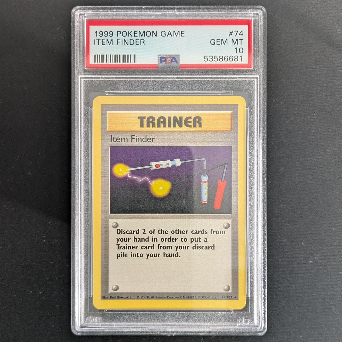 Item Finder (BS 74) - Base Set - English - PSA 10