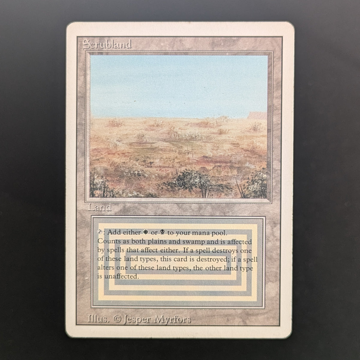 MTG Singles - Scrubland - Revised - PL - 36922
