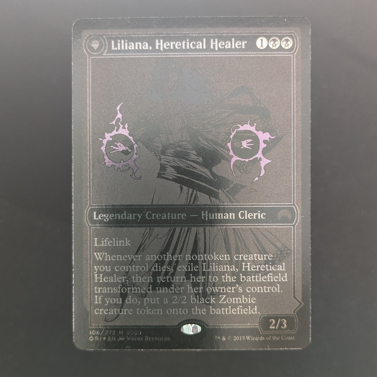[FOIL] Liliana, Heretical Healer (SDCC 2015 Exclusive) - San Diego Comic-Con 2015 Promos - English - EX