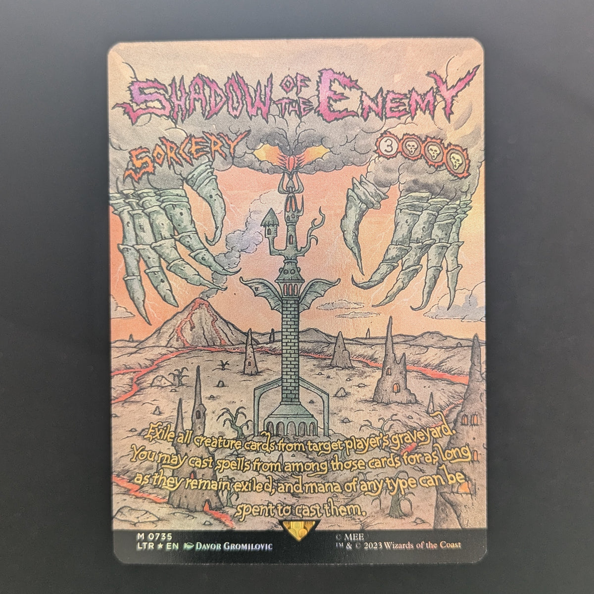 [FOIL] Shadow of the Enemy (Borderless Poster) - The Lord of the Rings: Tales of Middle-earth Holiday Release - English - NM