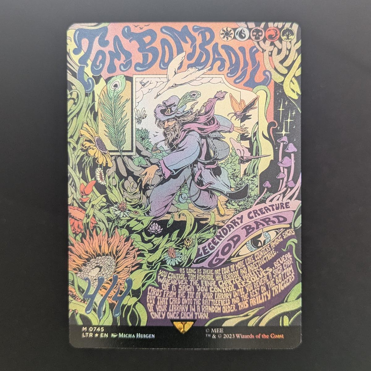 [FOIL] Tom Bombadil (Borderless Poster) - The Lord of the Rings: Tales of Middle-earth Holiday Release - English - NM