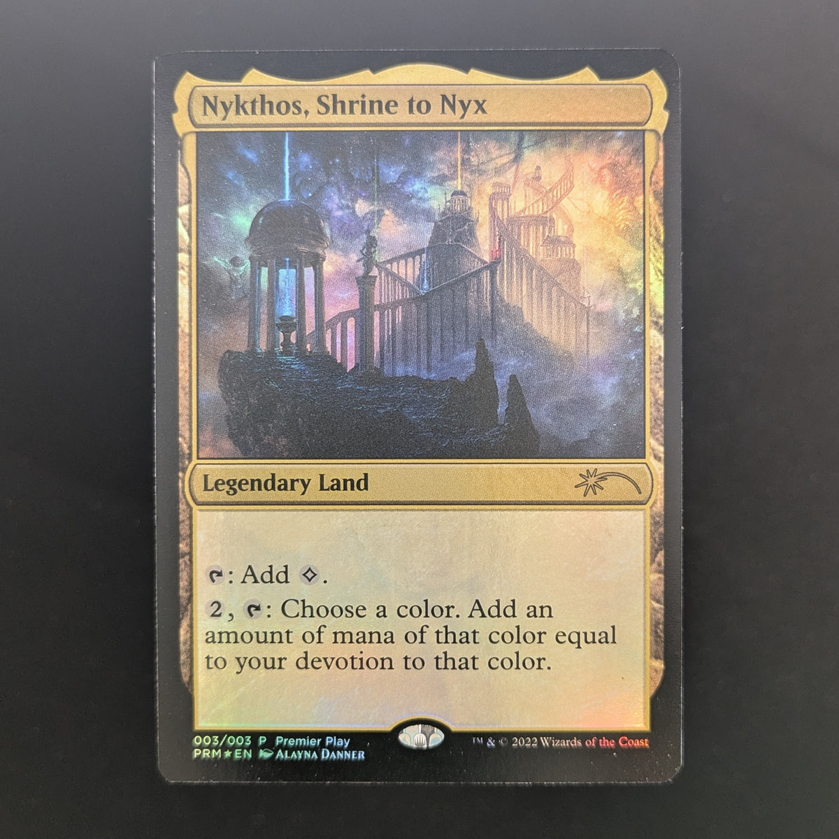 [FOIL] Nykthos, Shrine to Nyx - DCI Promos - English - NM