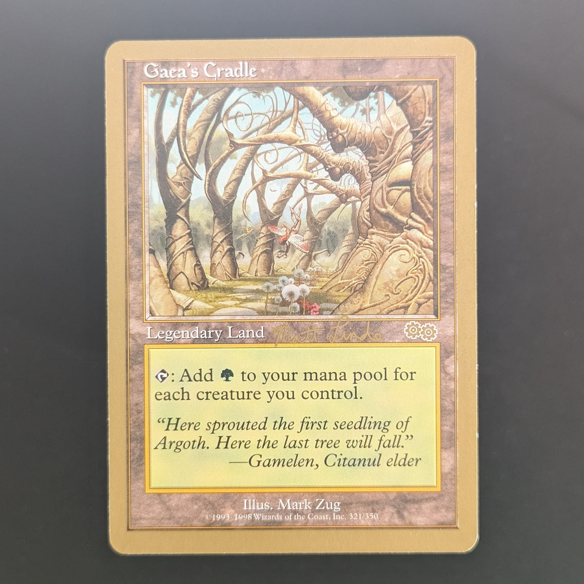Gaea's Cradle - 1999 Matt Linde (USG) - WCD 1999: Matt Linde - English - NM
