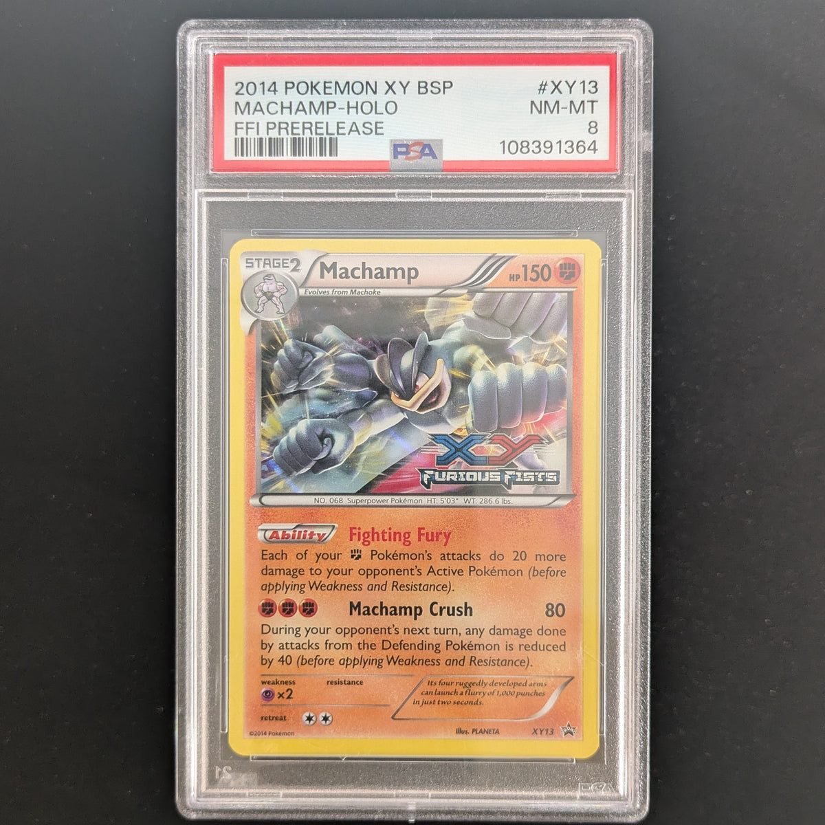 Machamp (XYPR 13) - XY Black Star Promos - English - PSA 8