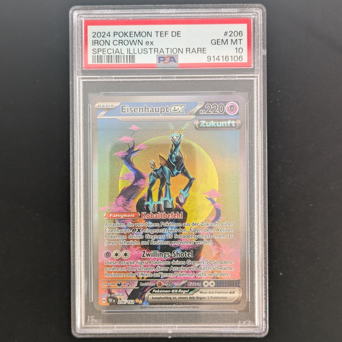 Iron Crown ex (TEF 206) - Temporal Forces - German - PSA 10