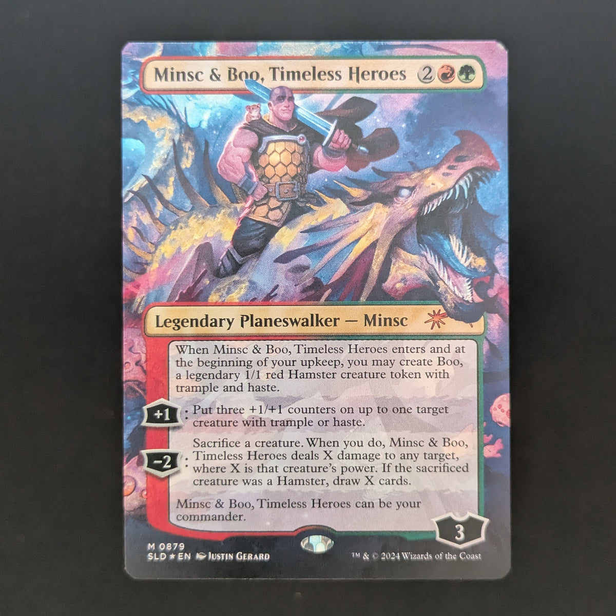 MTG Singles - [FOIL] Minsc & Boo, Timeless Heroes (Rainbow Foil) - Secret Lair Drop Series - English - NM - 