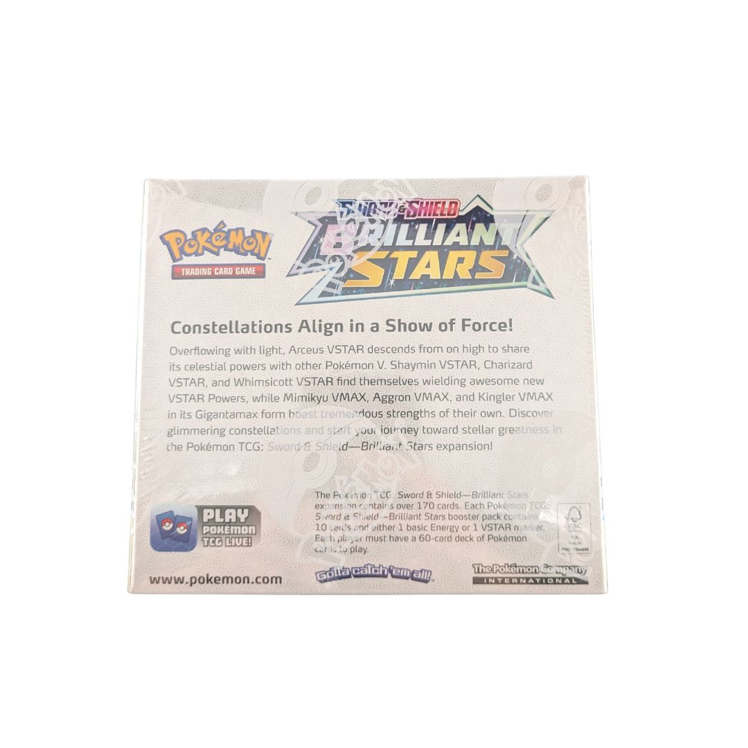 PTCG Sealed Product - Brilliant Stars Booster Box - Brilliant Stars - English - Sealed - 